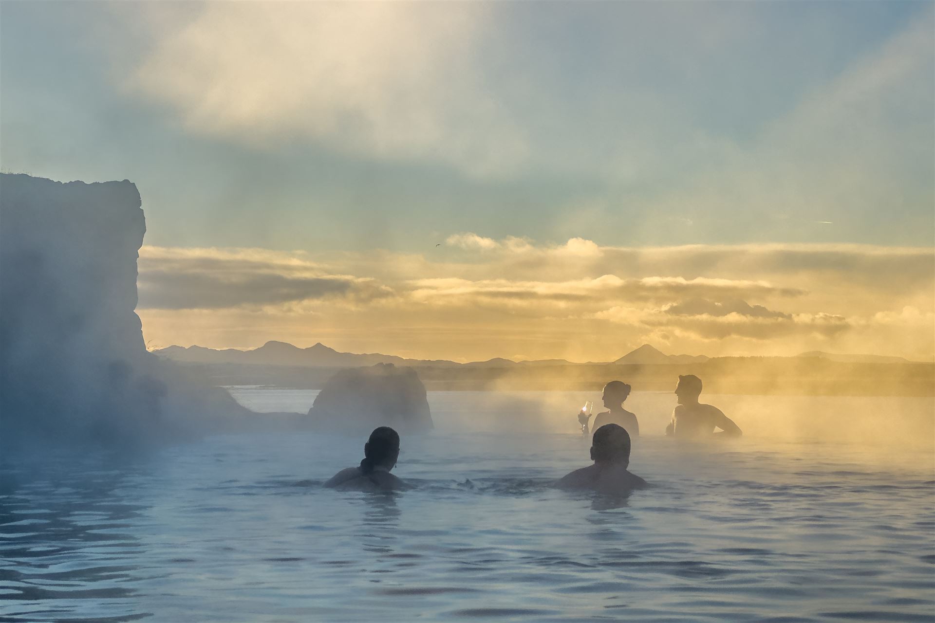Spa im Winter