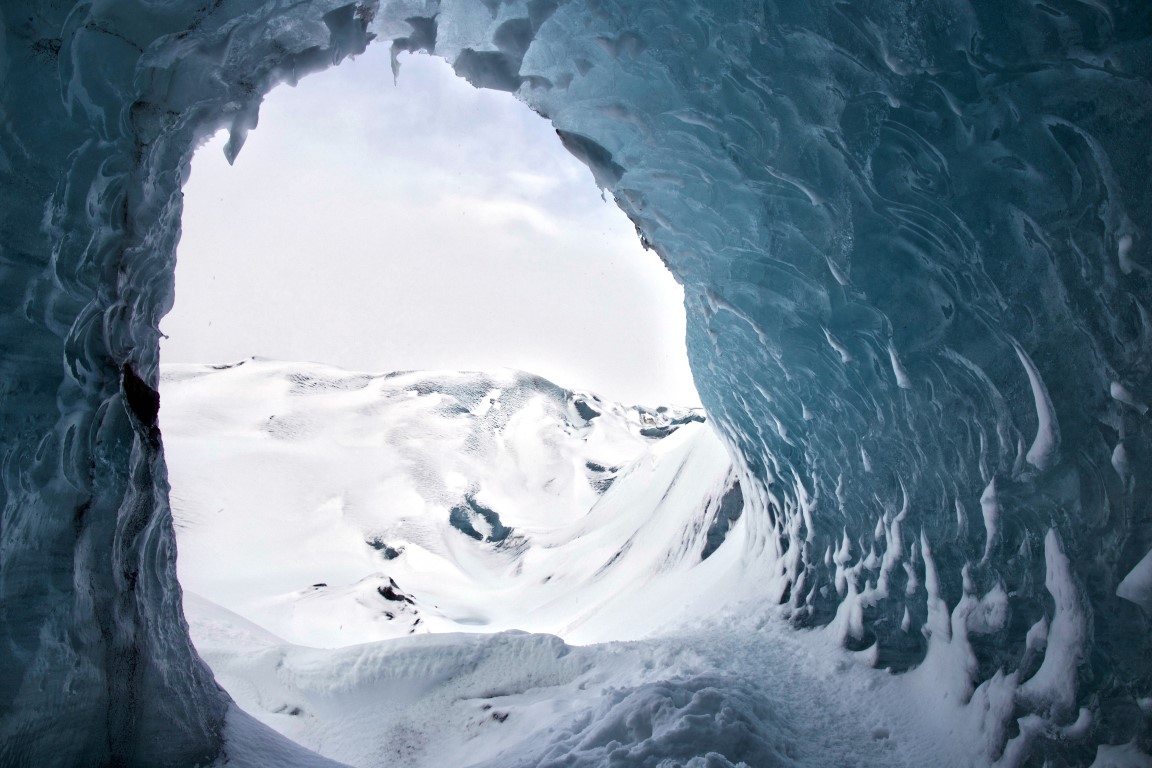 Eishöhle, Sólheimajokull, Island