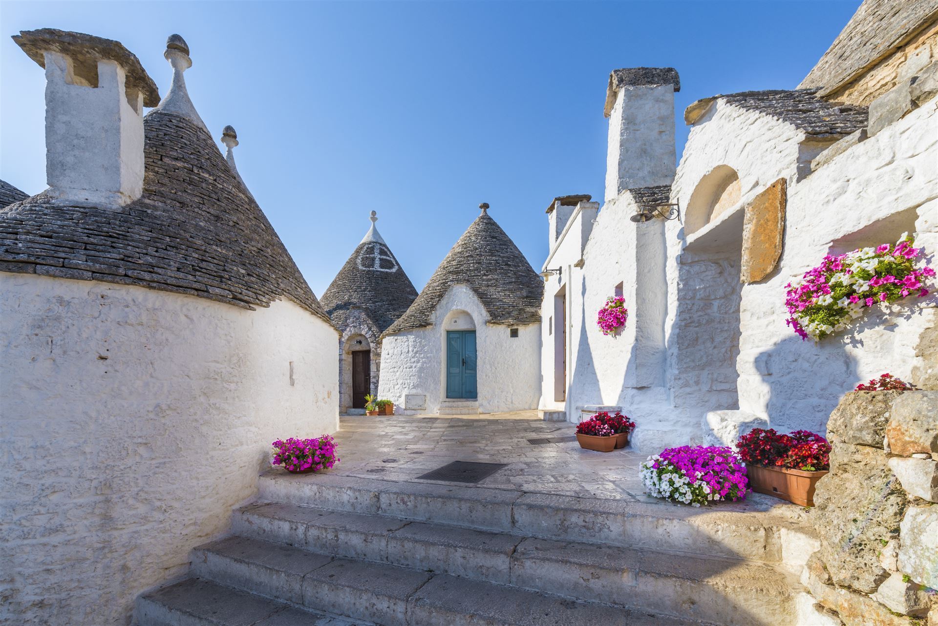 Italien Apulien Alberobello Trulli
