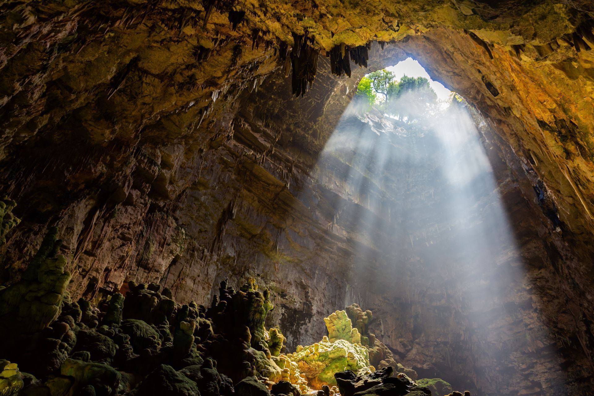 Italien Apulien Castellana Salzgrotten