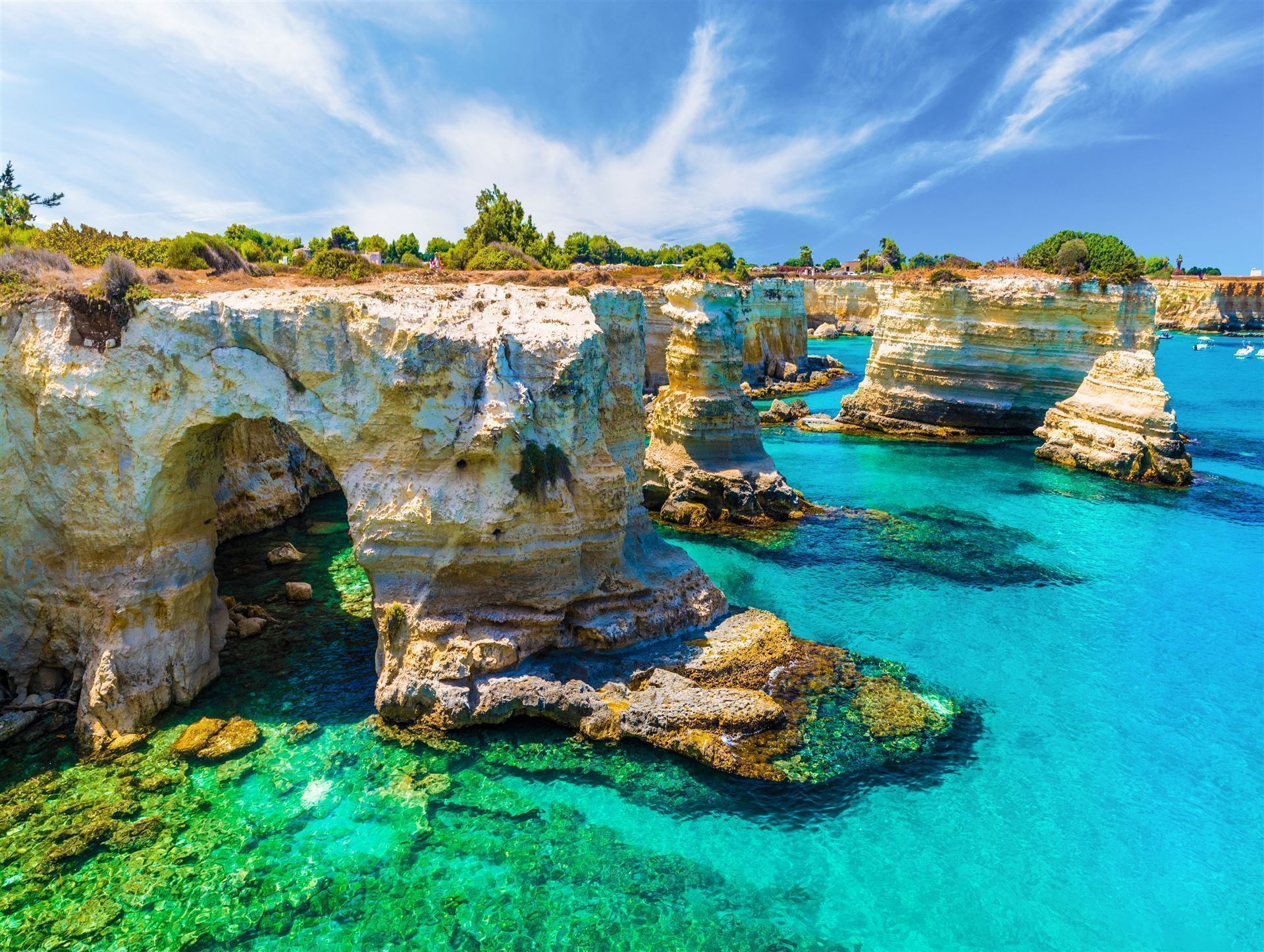 Italien Apulien Lecce Torre Sant Andrea