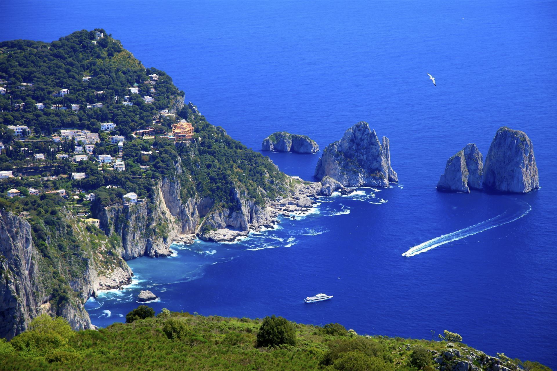 Italien Capri Faraglioni-Felsen