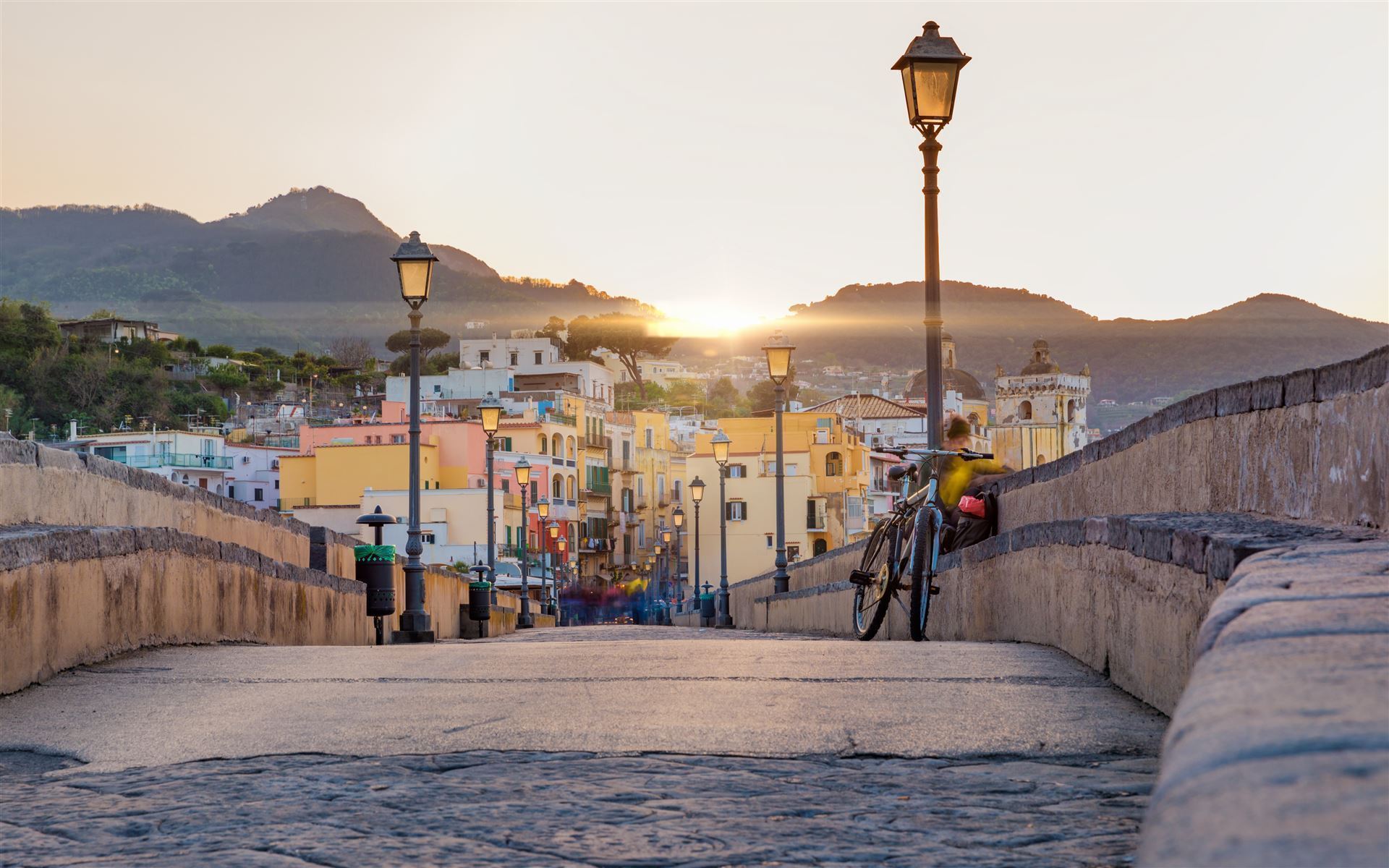 Brücke auf der Insel Ischia