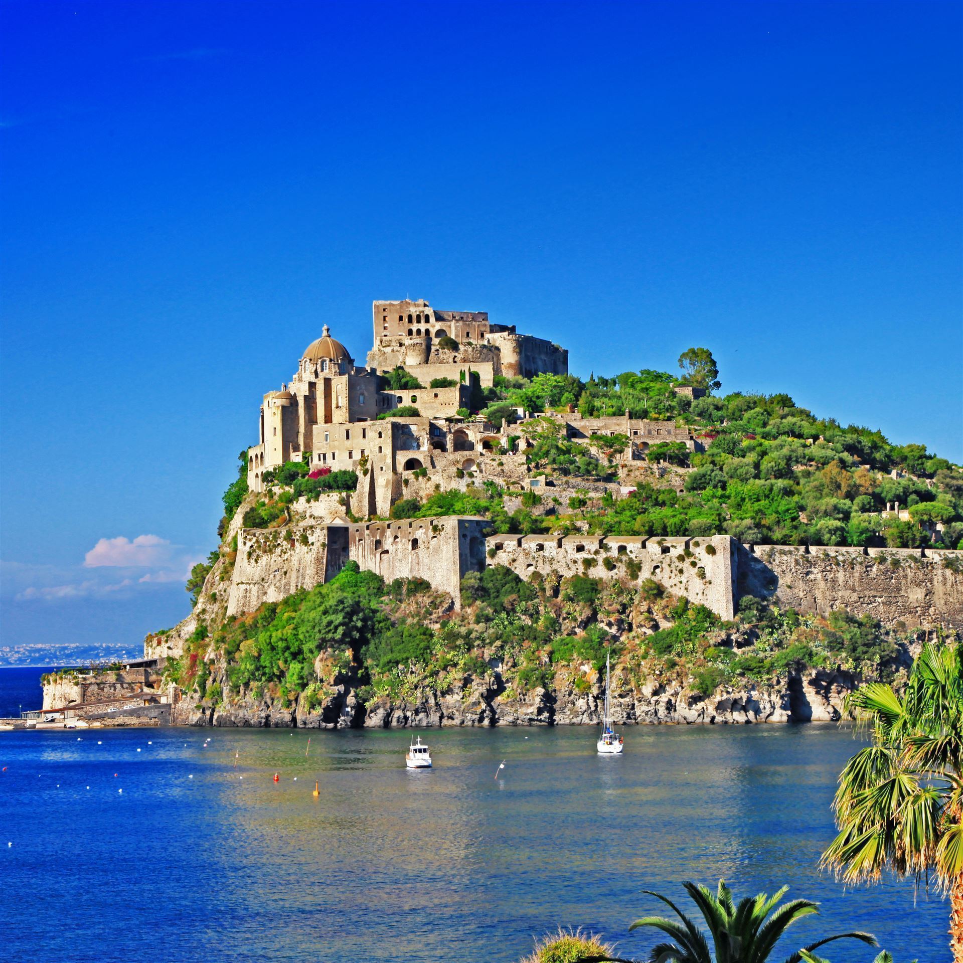 Ischia Stadt Castello Aragonese