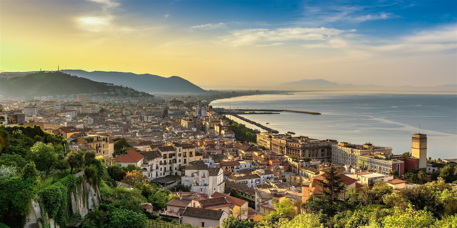 Panorama auf Salerno