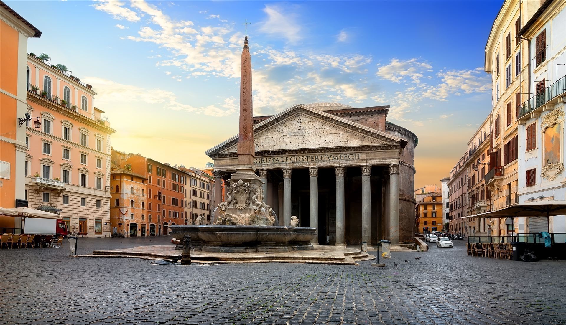 Pantheon mit Brunnen
