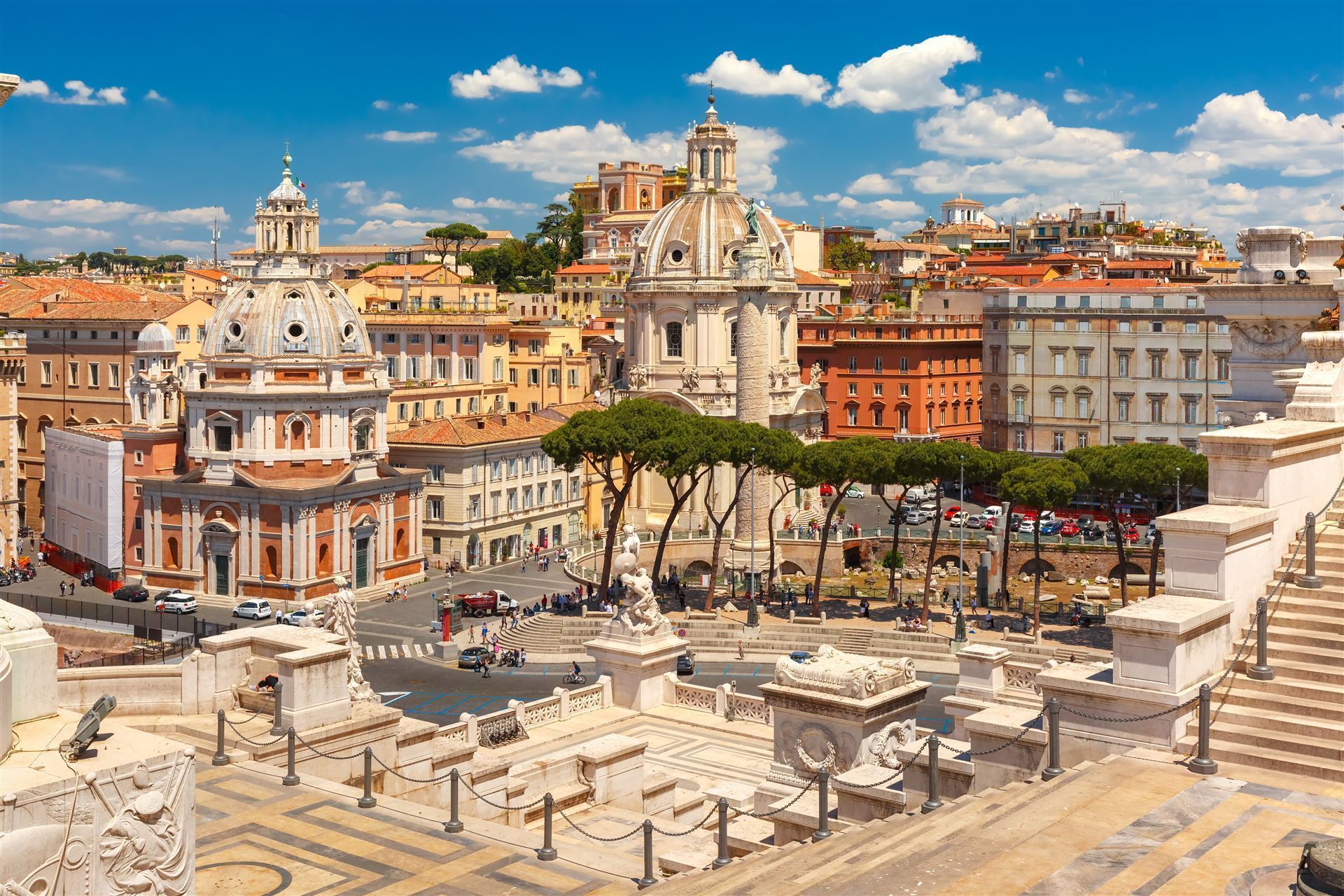 Italien Latium Rom Piazza Venezia