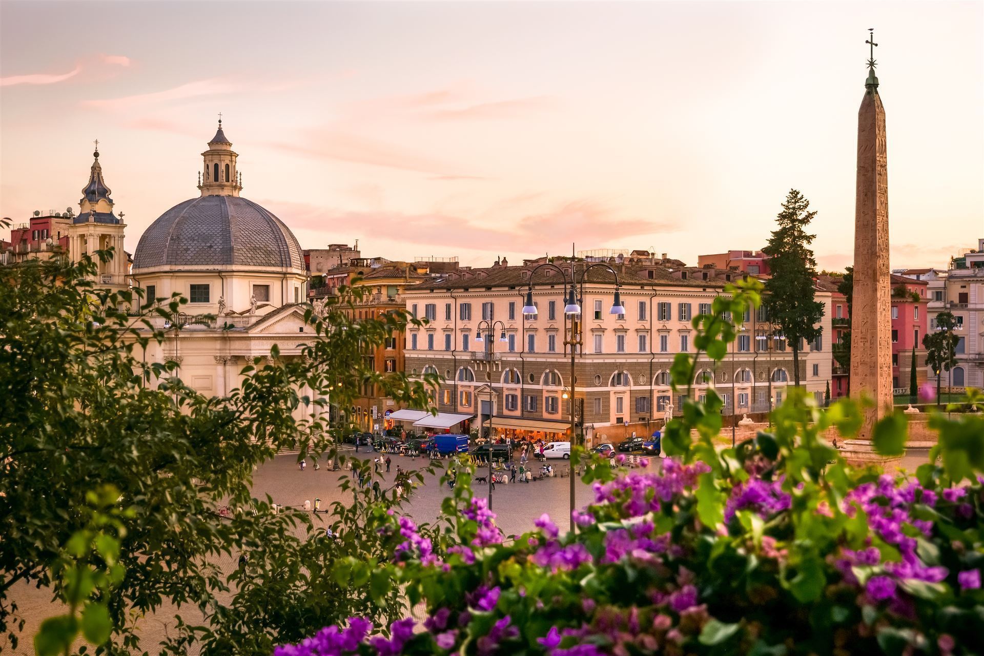Italien Latium Rom Piazza del Popolo