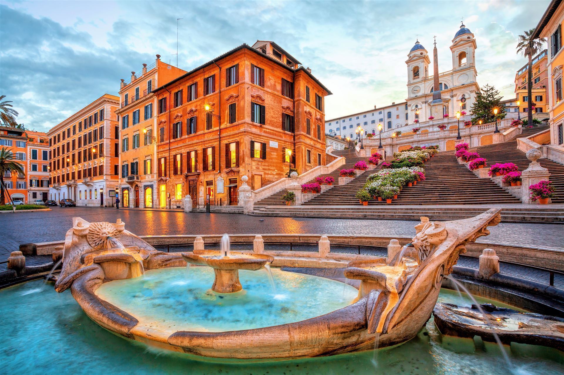 Italien Latium Rom Spanische Treppe
