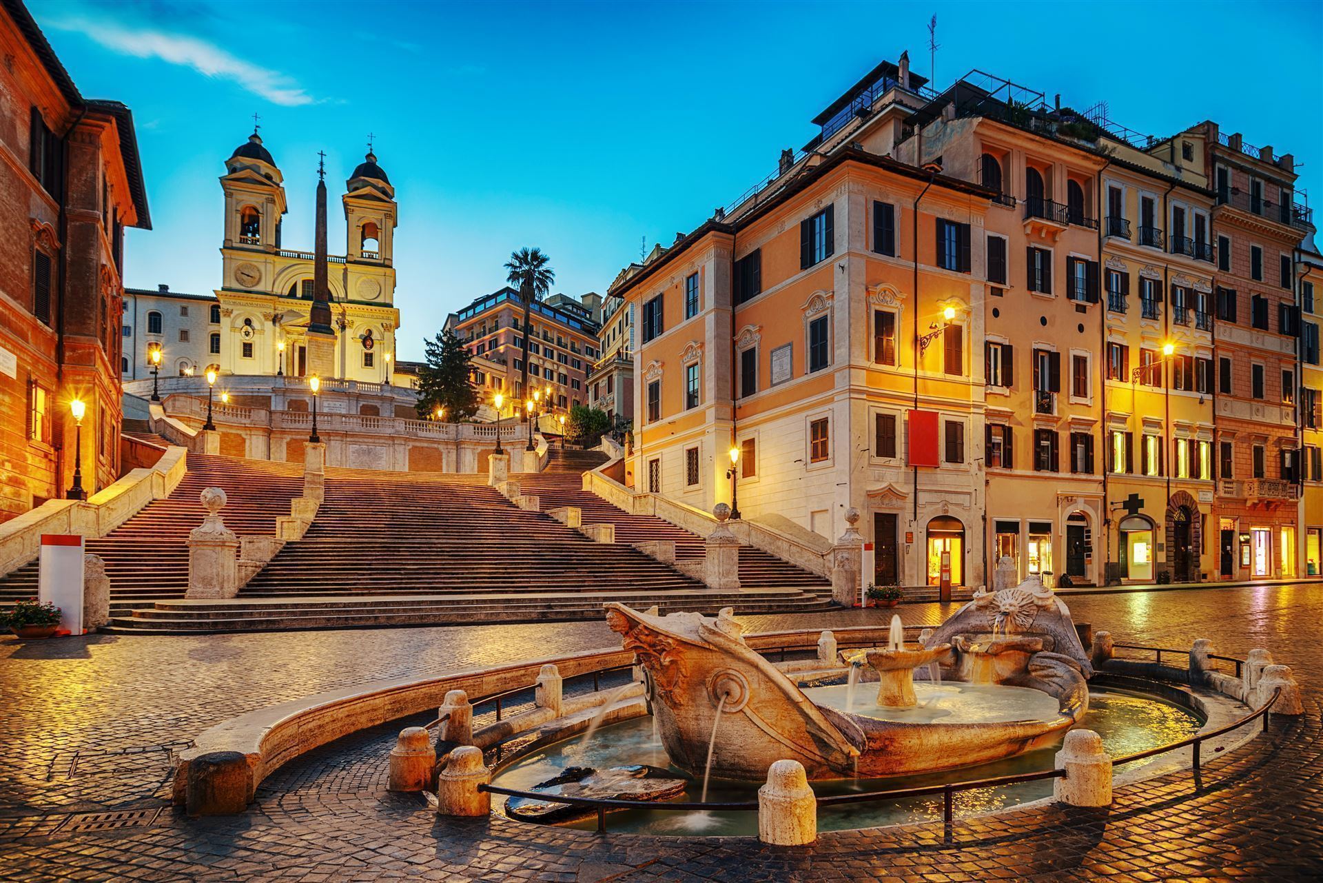 Italien Latium Rom Spanische Treppe