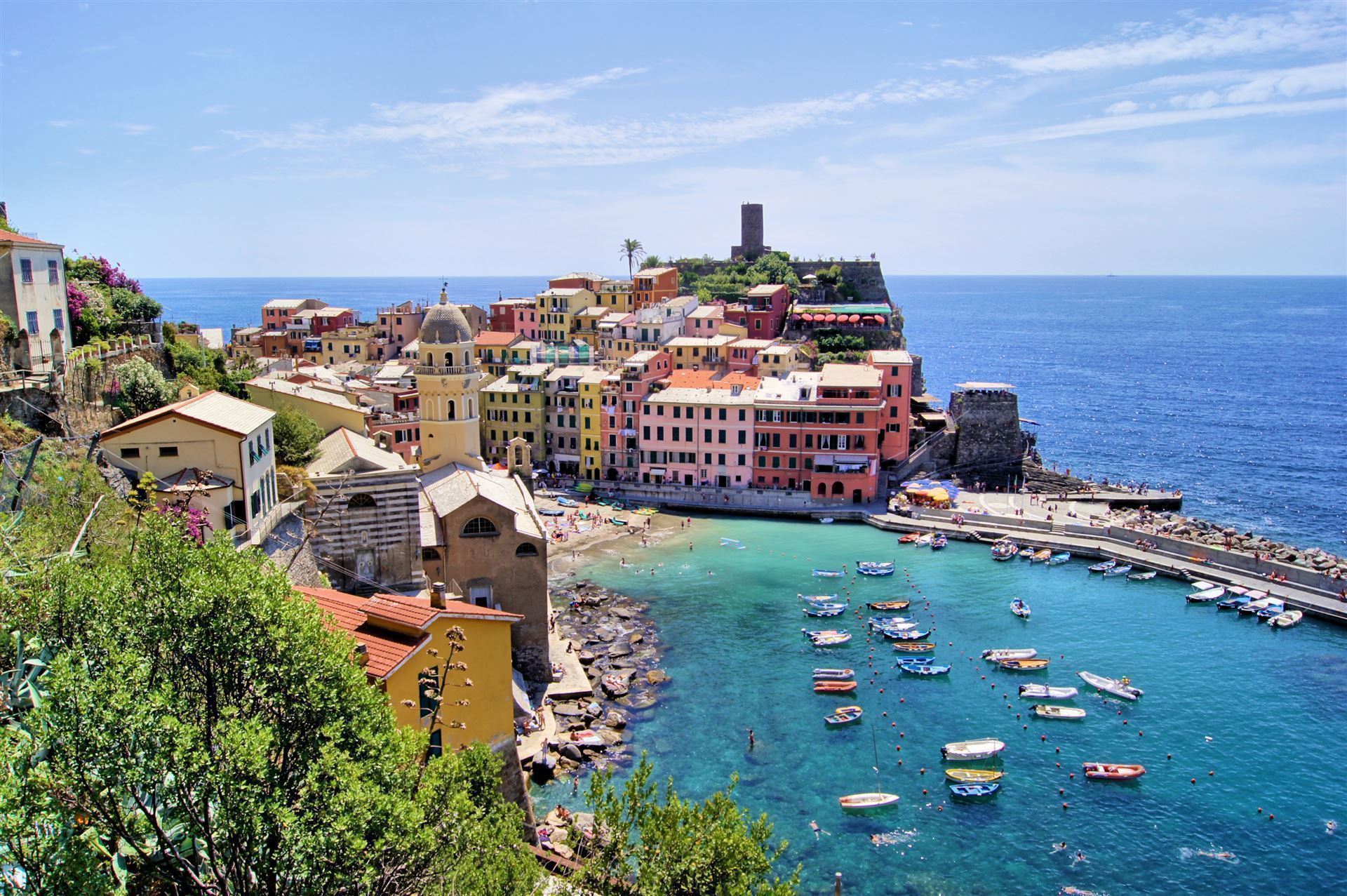 Italien Ligurien Vernazza