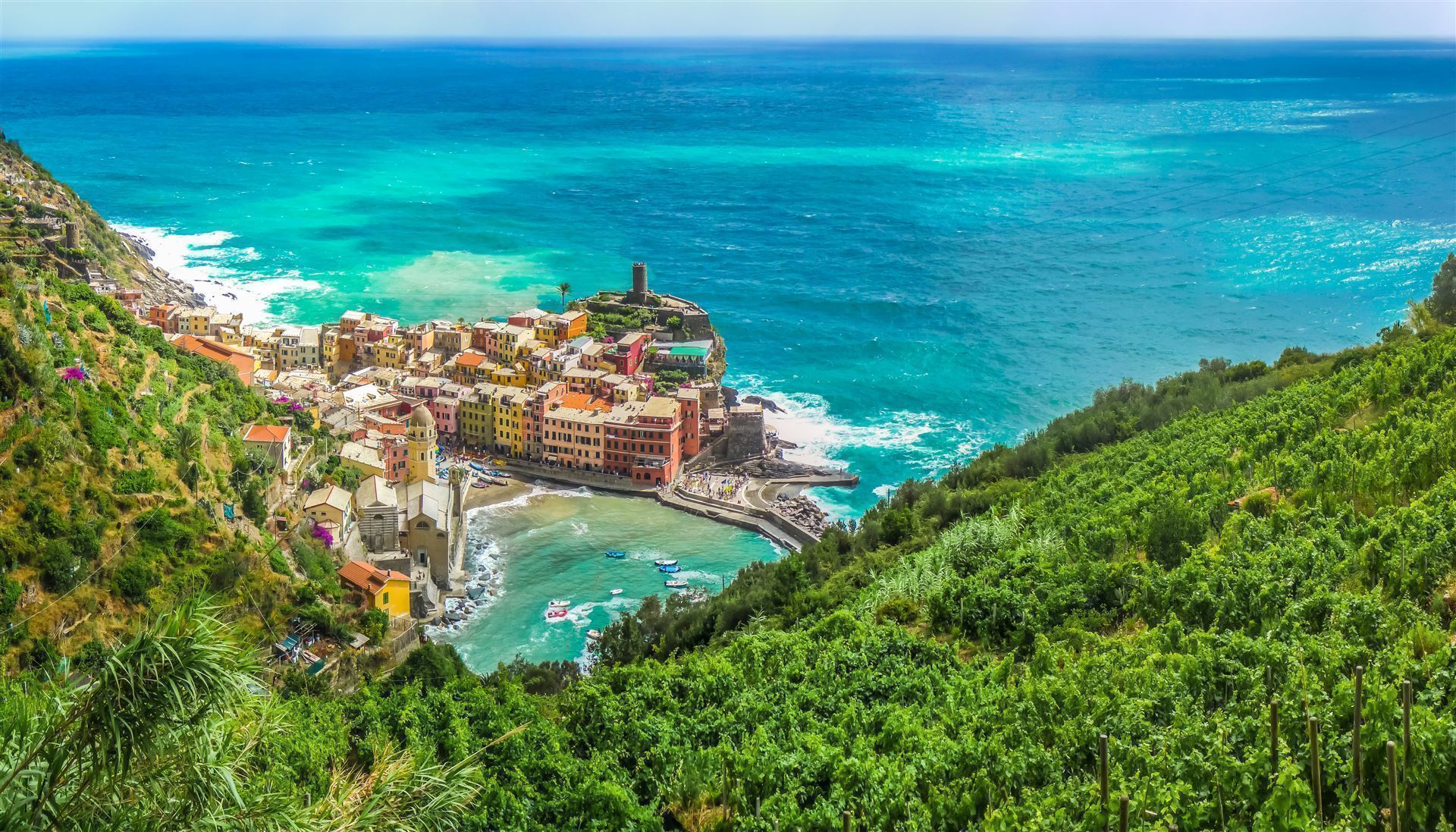 Italien Ligurien Vernazza