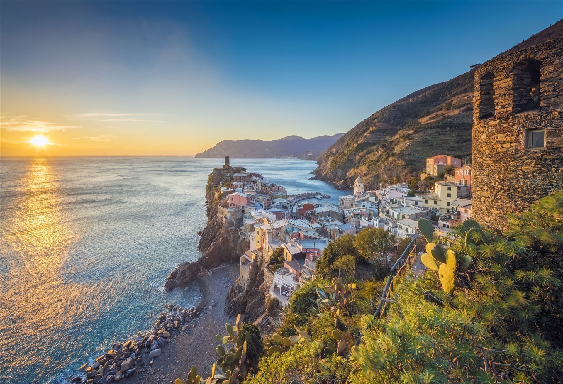 Italien Ligurien Vernazza
