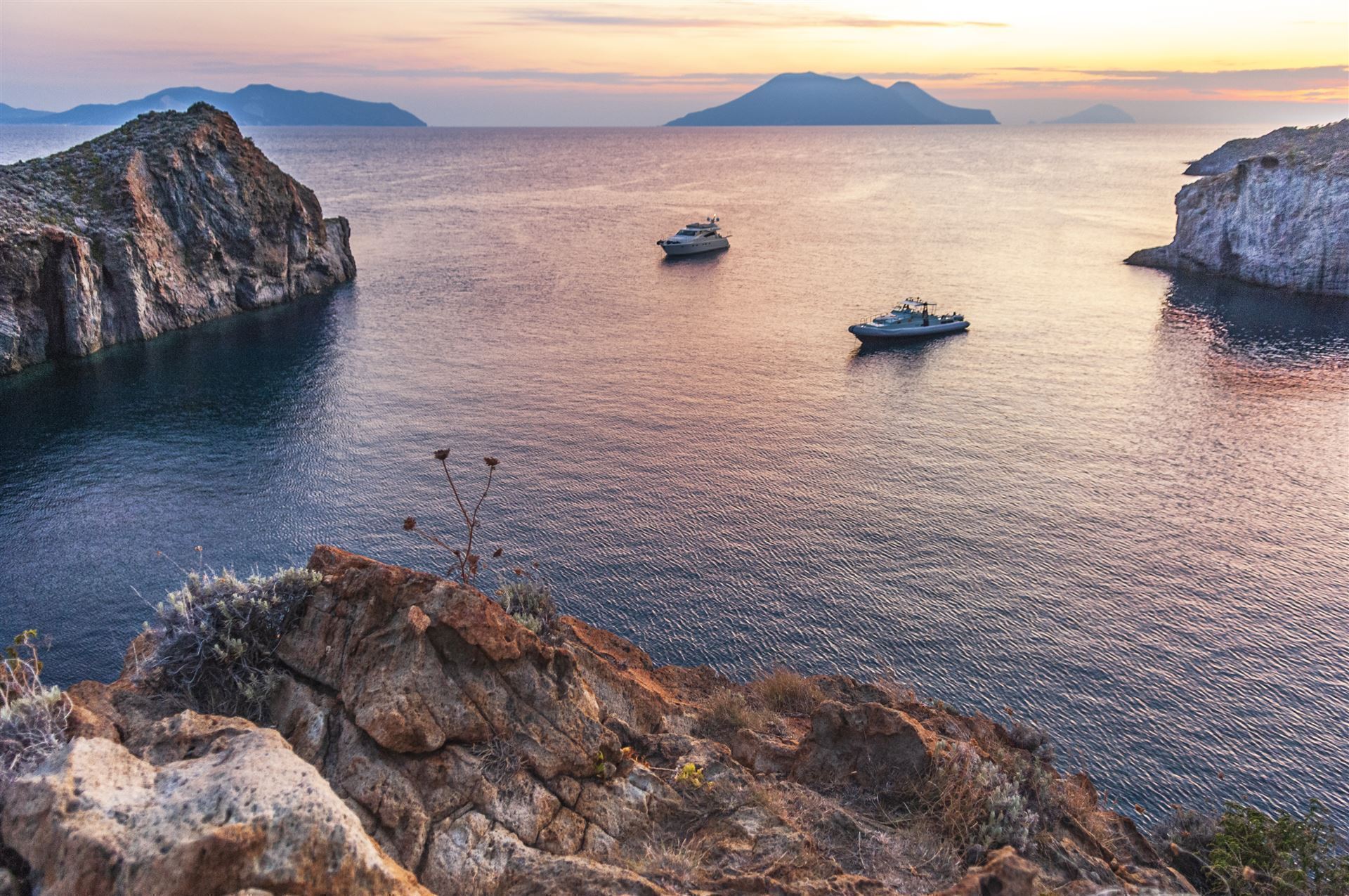 Cap Milazzese mit Yacht