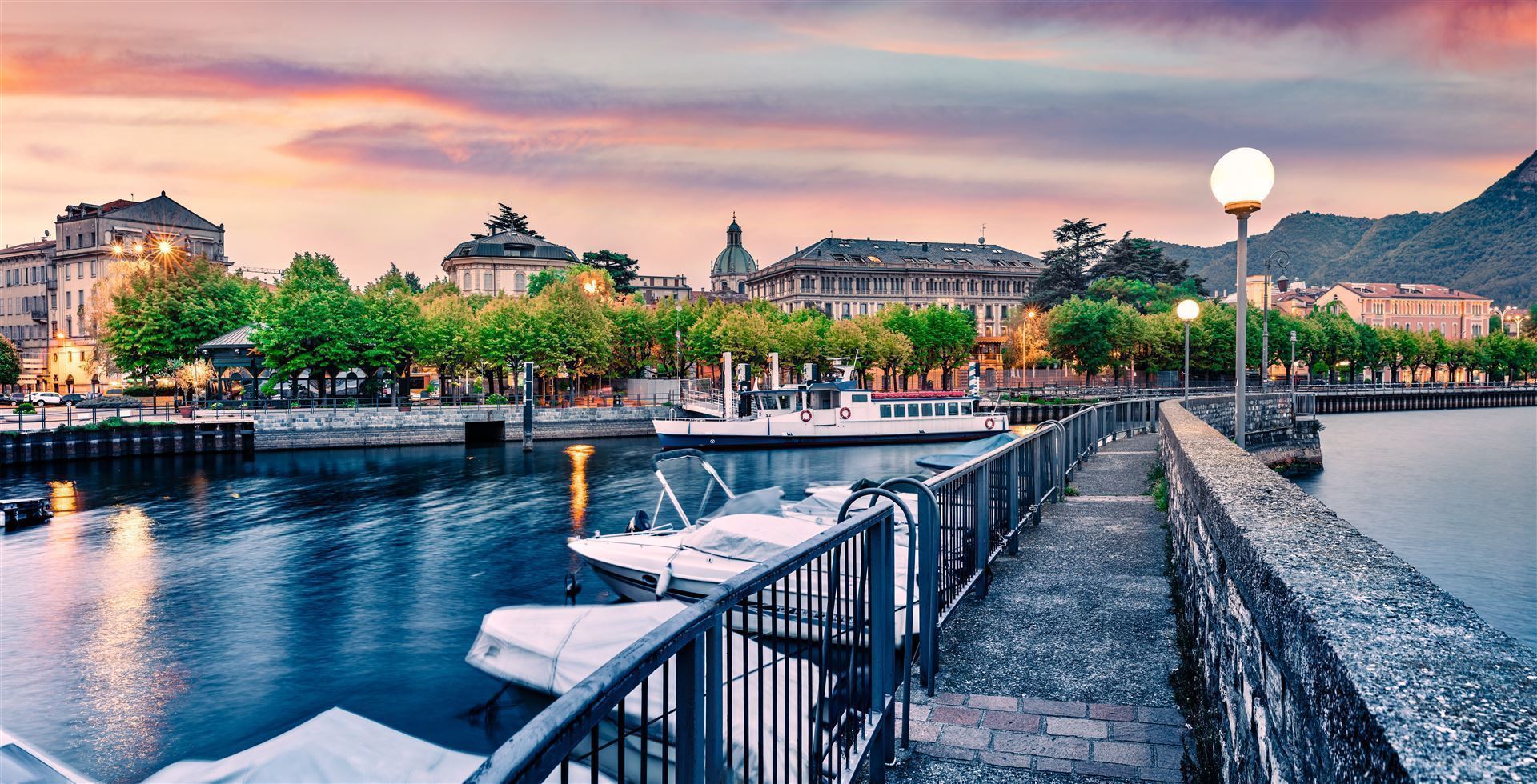 Italien Lombardei Como Stadt am Comer See