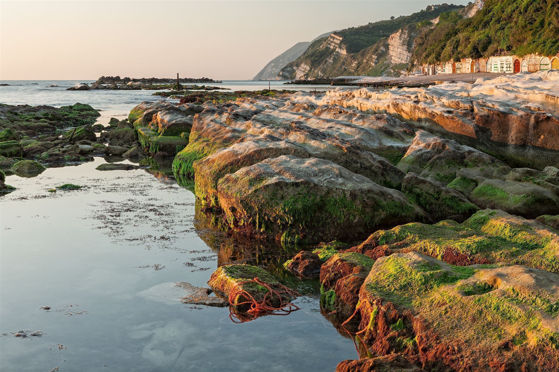 Italien Marken Ancona Passetto Rocks