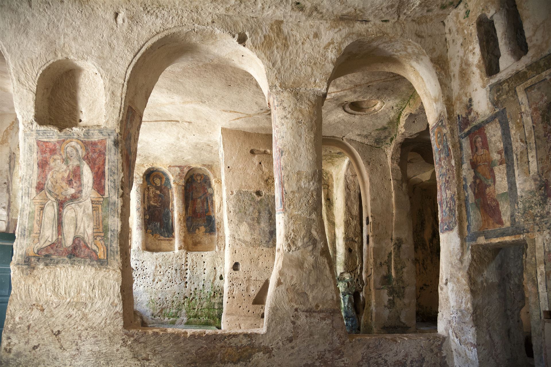 Italien Matera Sassi Höhlen