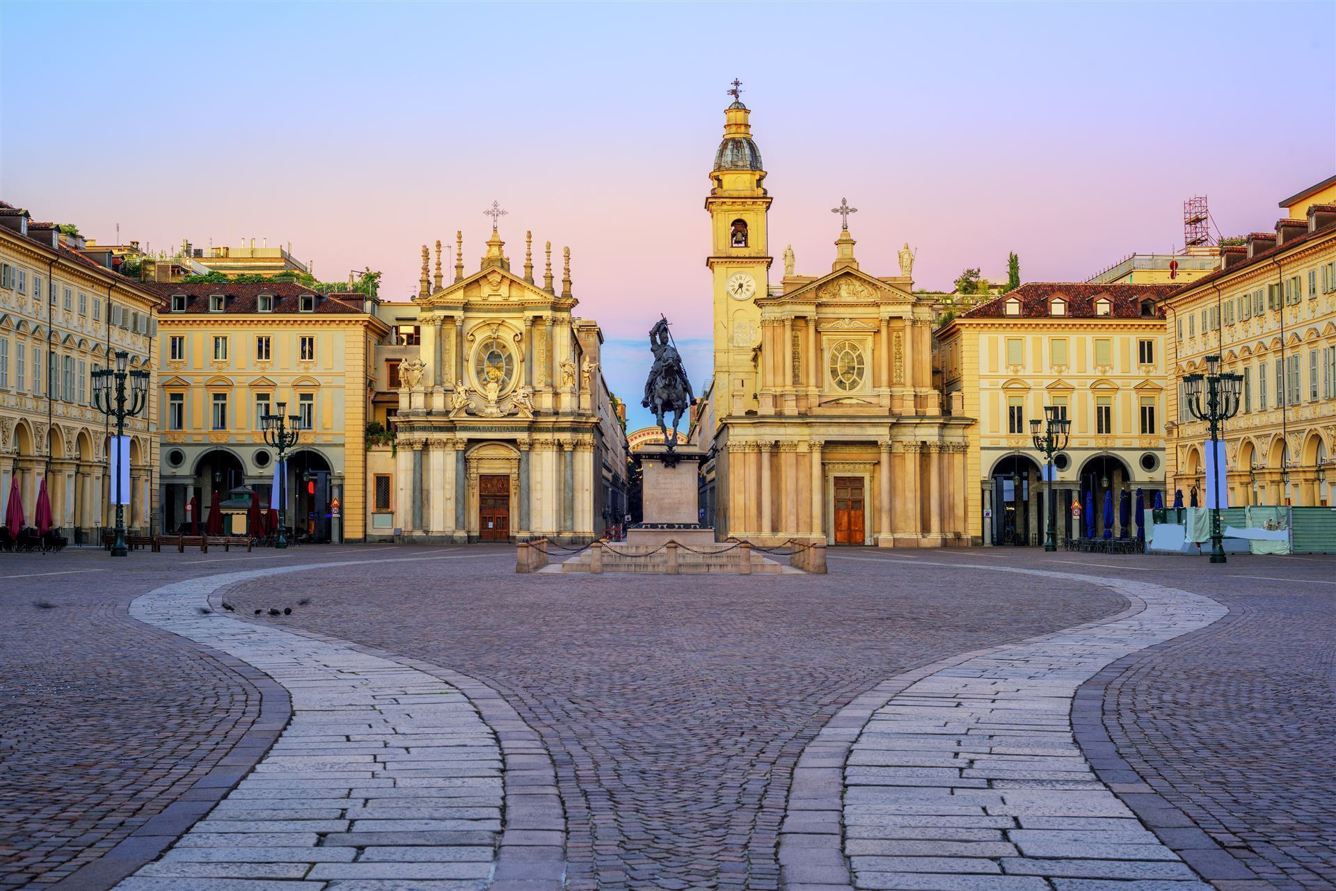 Italien Piemont Turin Piazza San Carlo