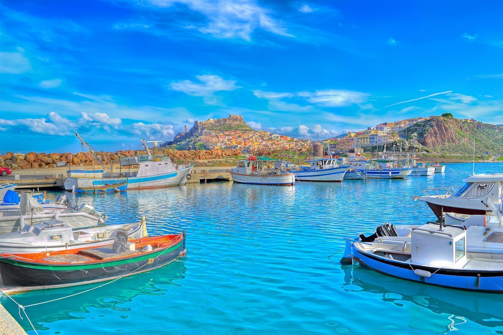 Italien Sardinien Castelsardo
