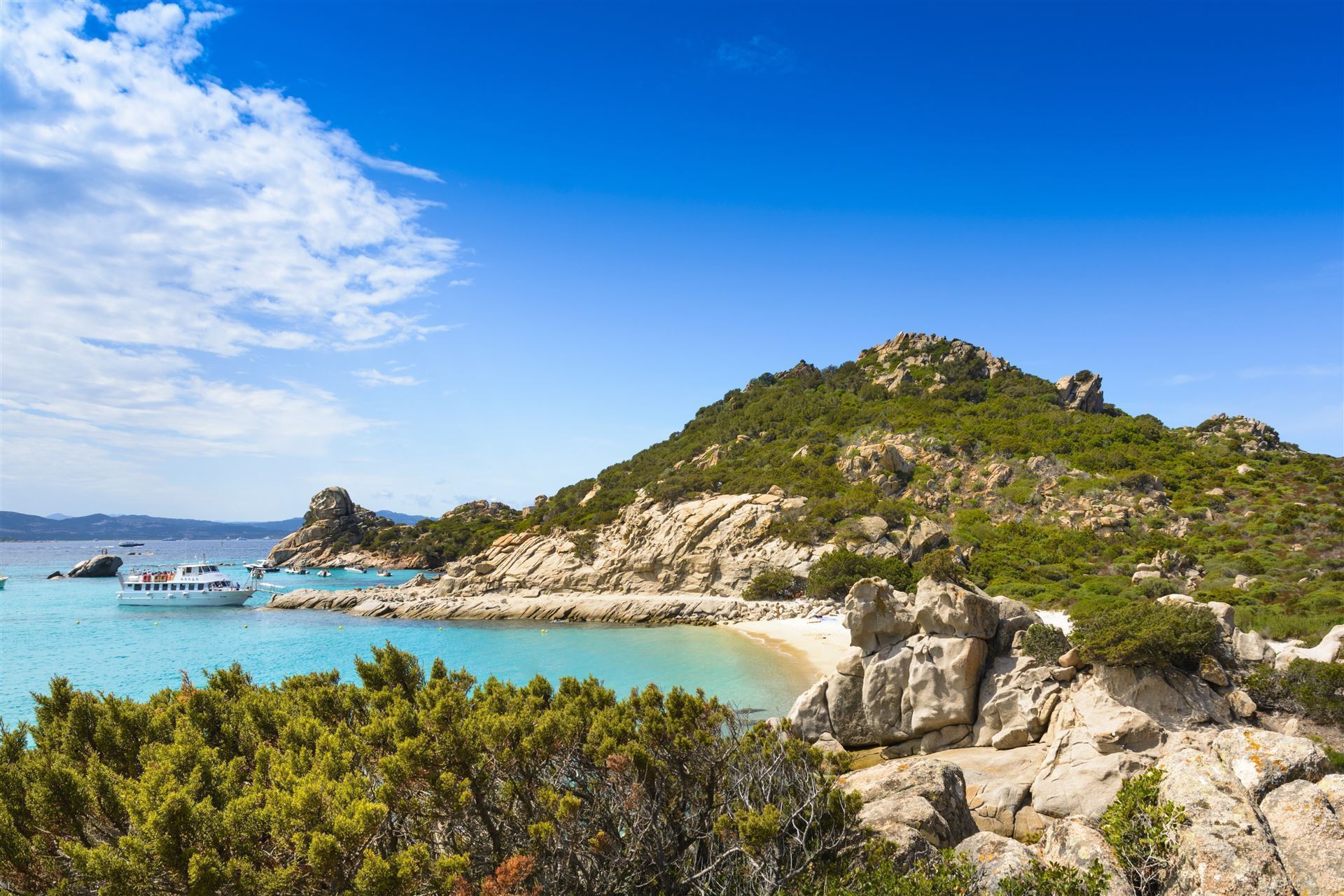 Bucht auf der Insel Spargi
