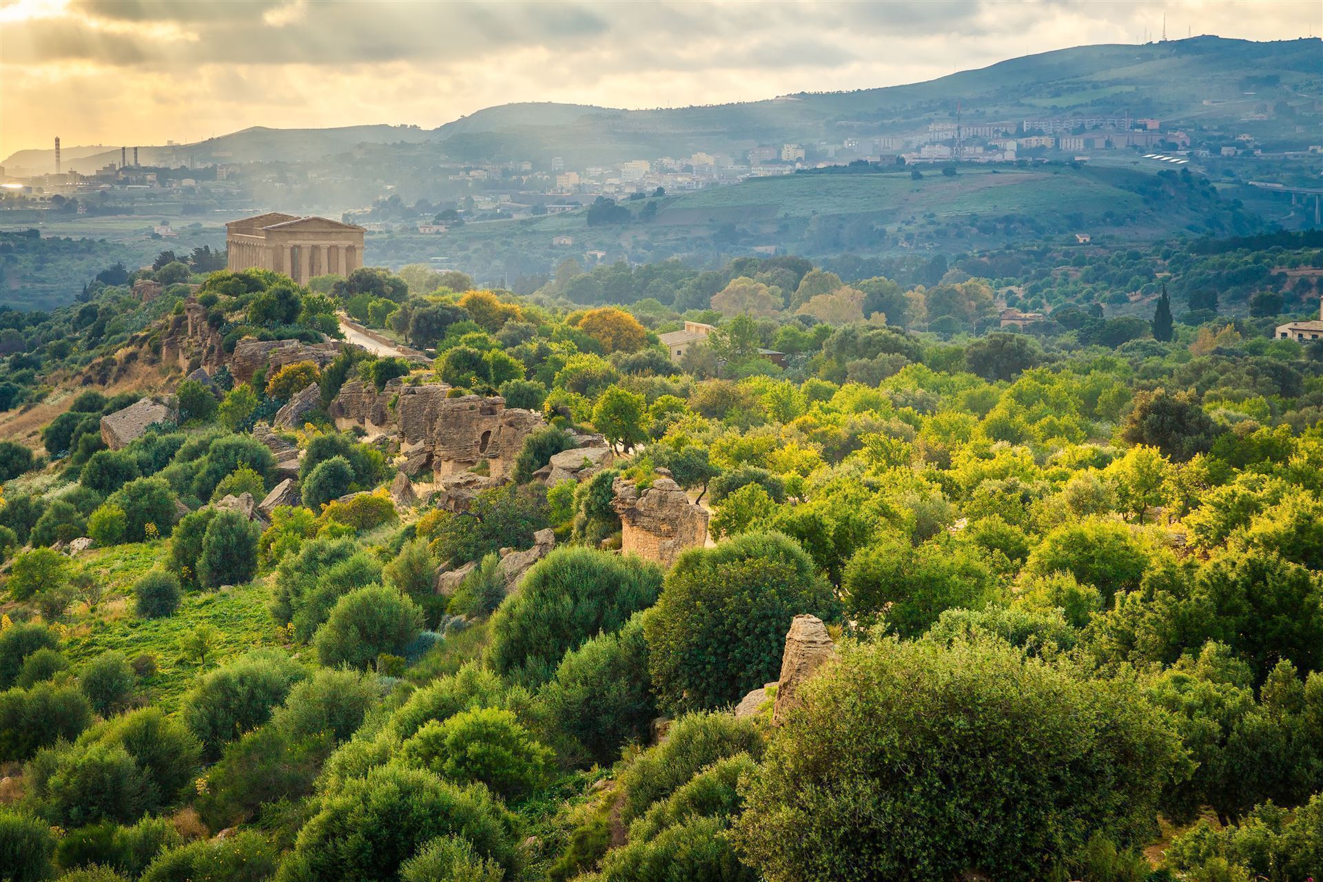 Italien Sizilien Agrigent Tal der Tempel