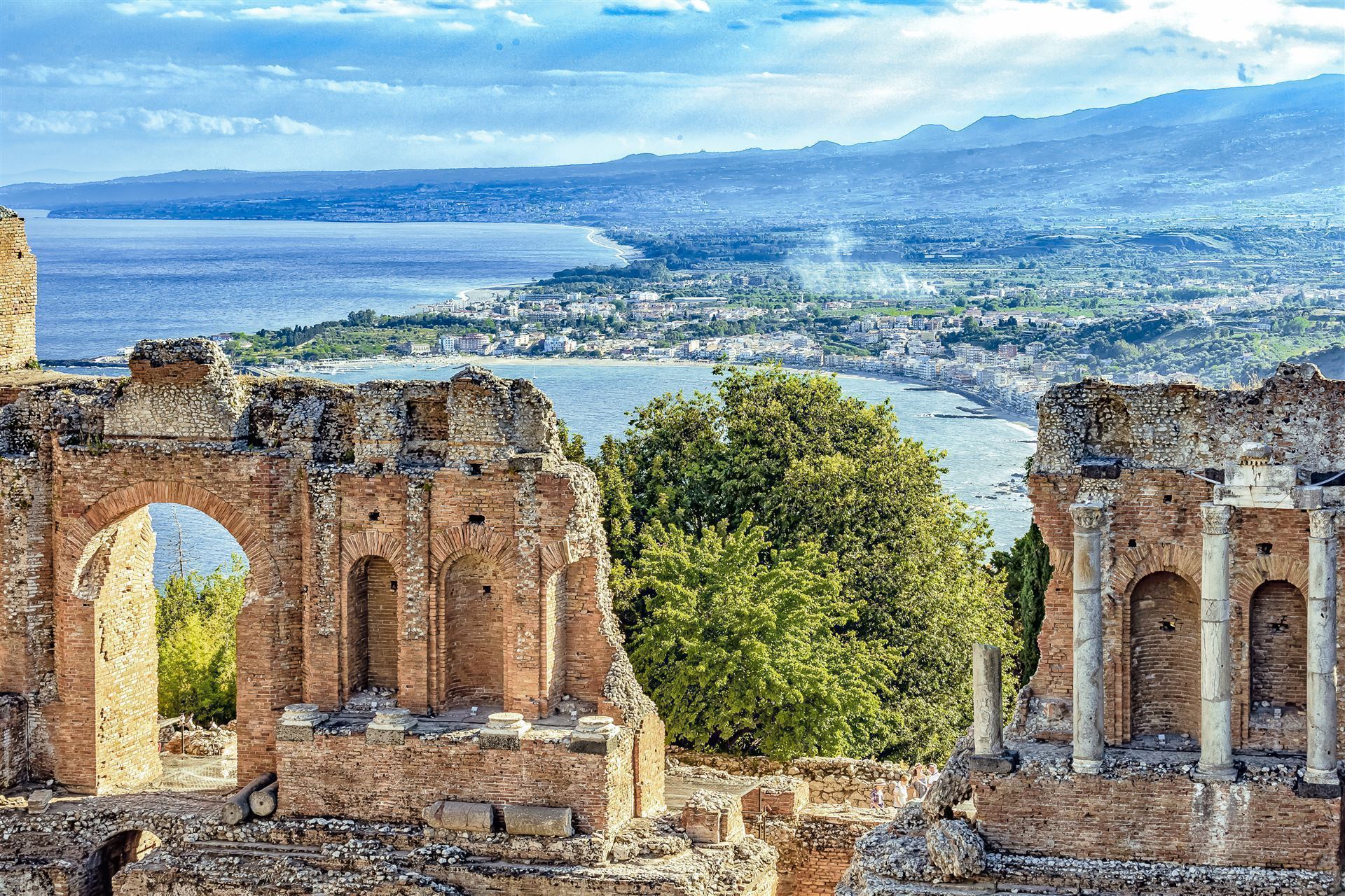 Italien Sizilien Taormina Theater