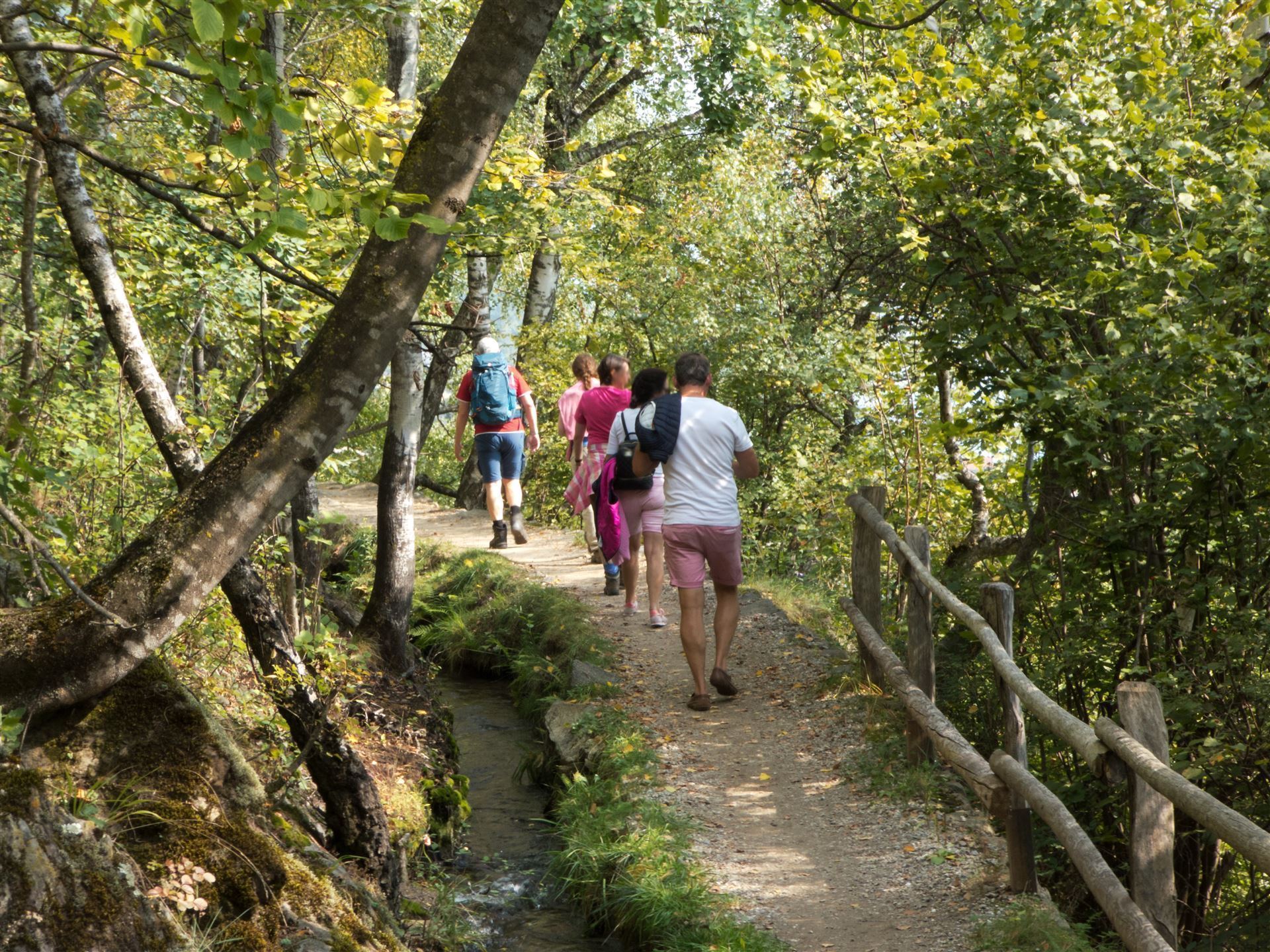 Wanderung durch den Algund Waalweg