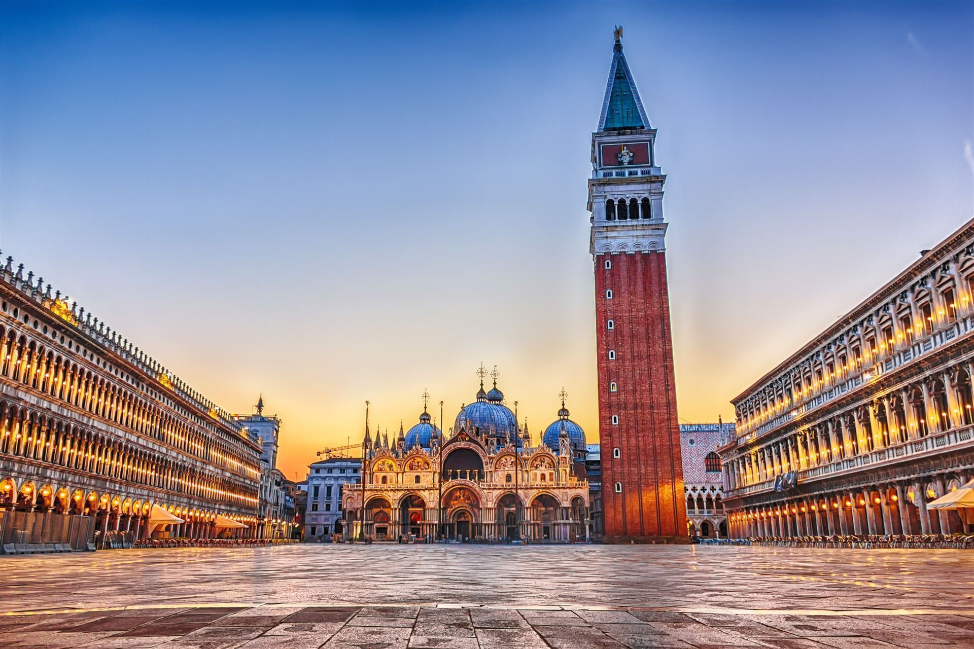 Italien Venetien Venedig Markusplatz