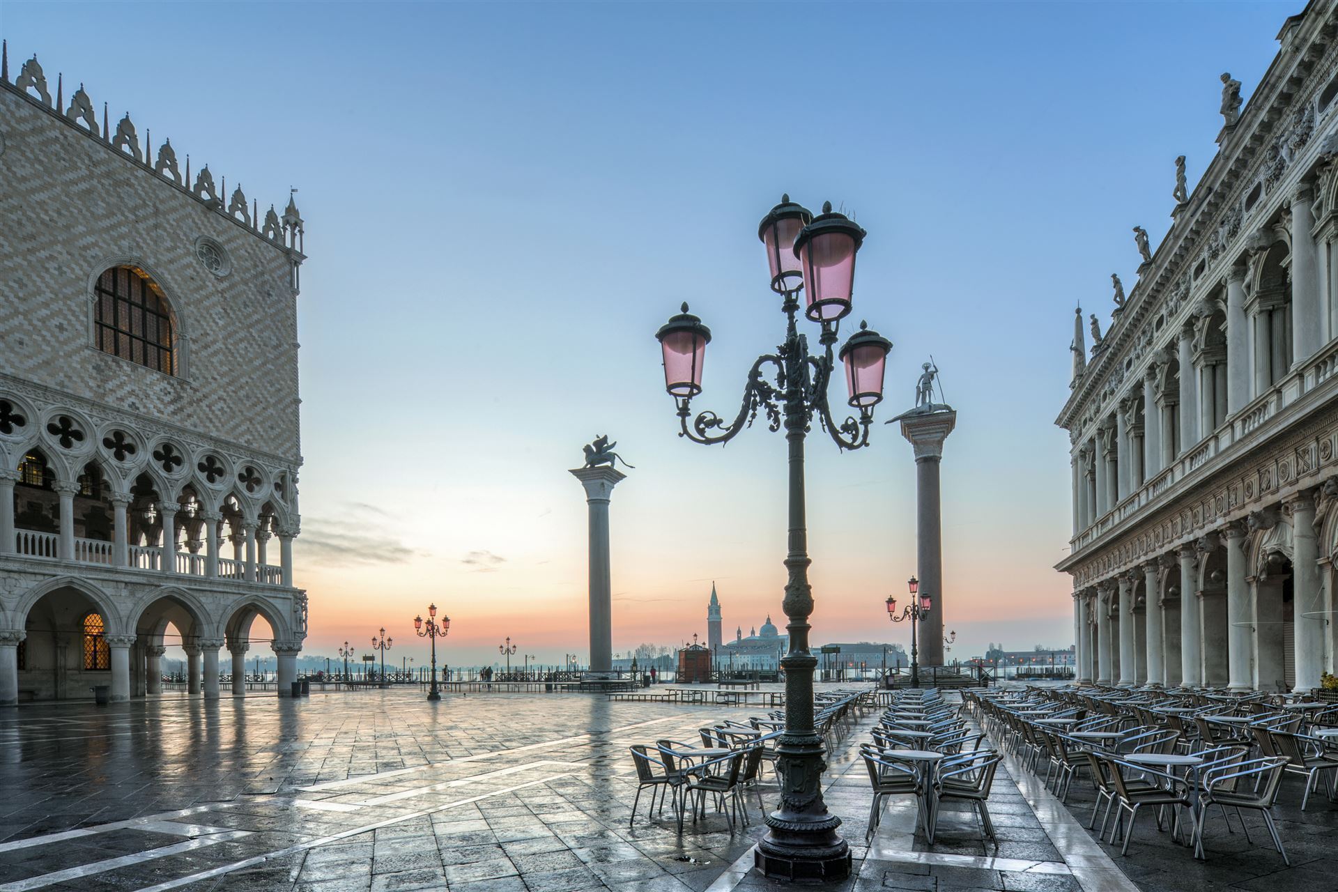 Italien Venetien Venedig Markusplatz