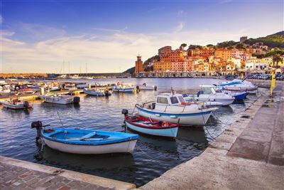 Italien Insel Elba Hafen