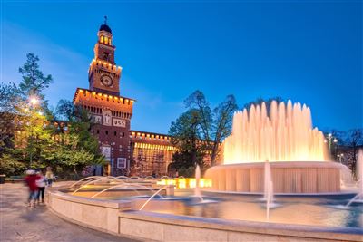 Italien Mailand Castello Sforzesco