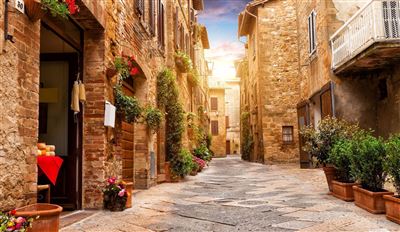 Italien Toskana Pienza