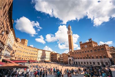 Italien Toskana Siena Piazza del Campo