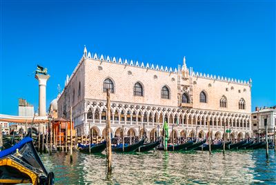 Italien Venetien Venedig Dogenpalast