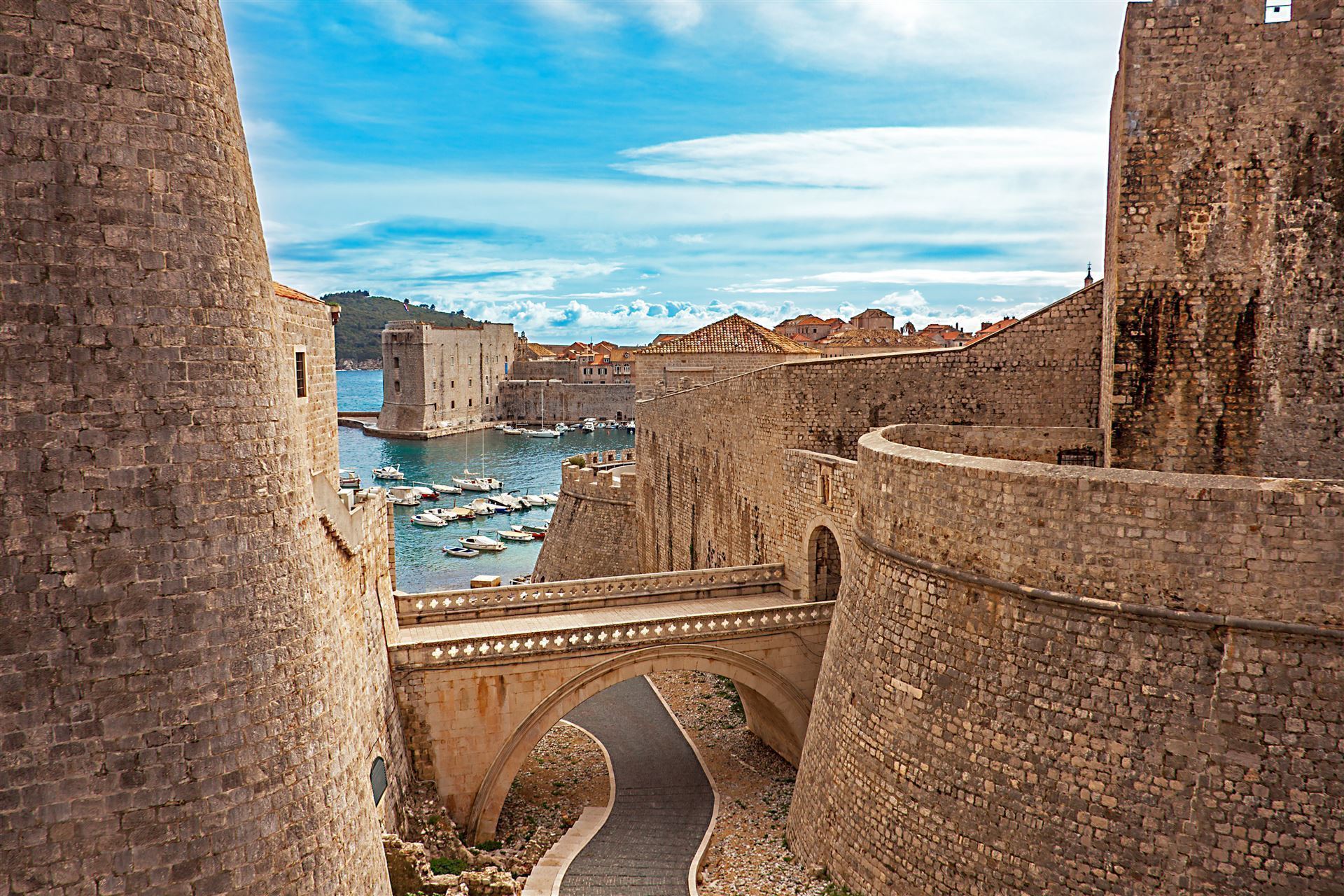 Krpatien Dubrovnik Stadtmauer