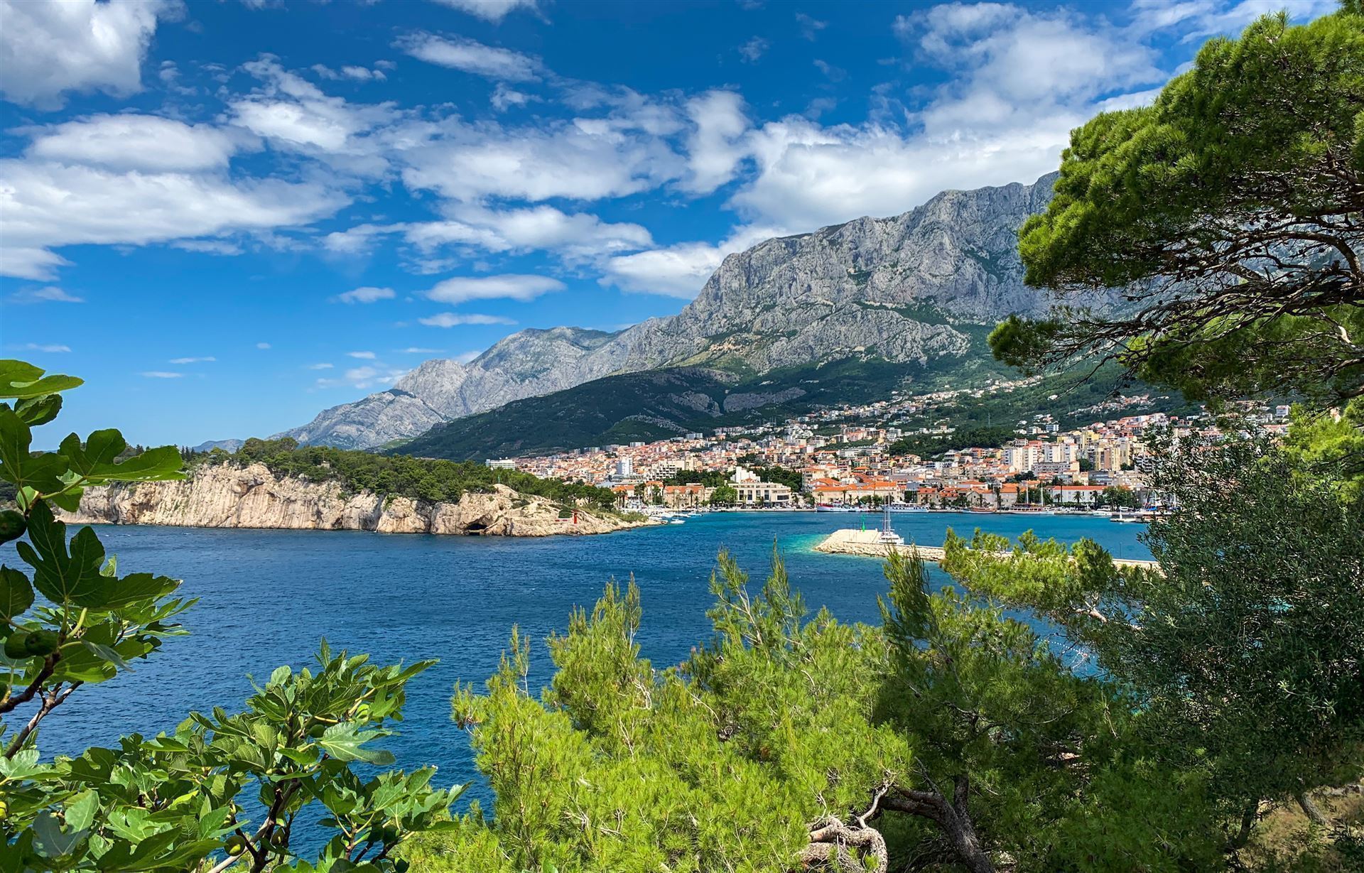 Kroatien_Makarska_Blick auf Biokovo Massiv