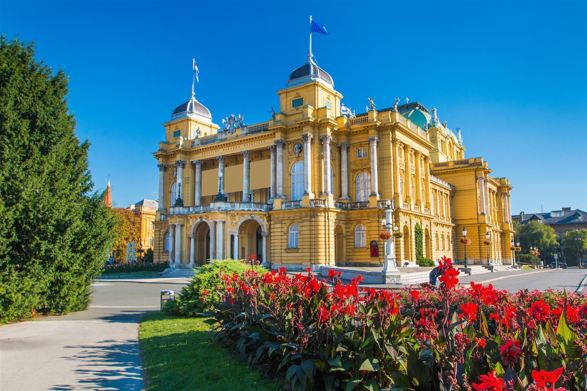 Kroatien Zagreb Nationaltheater