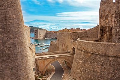 Krpatien Dubrovnik Stadtmauer