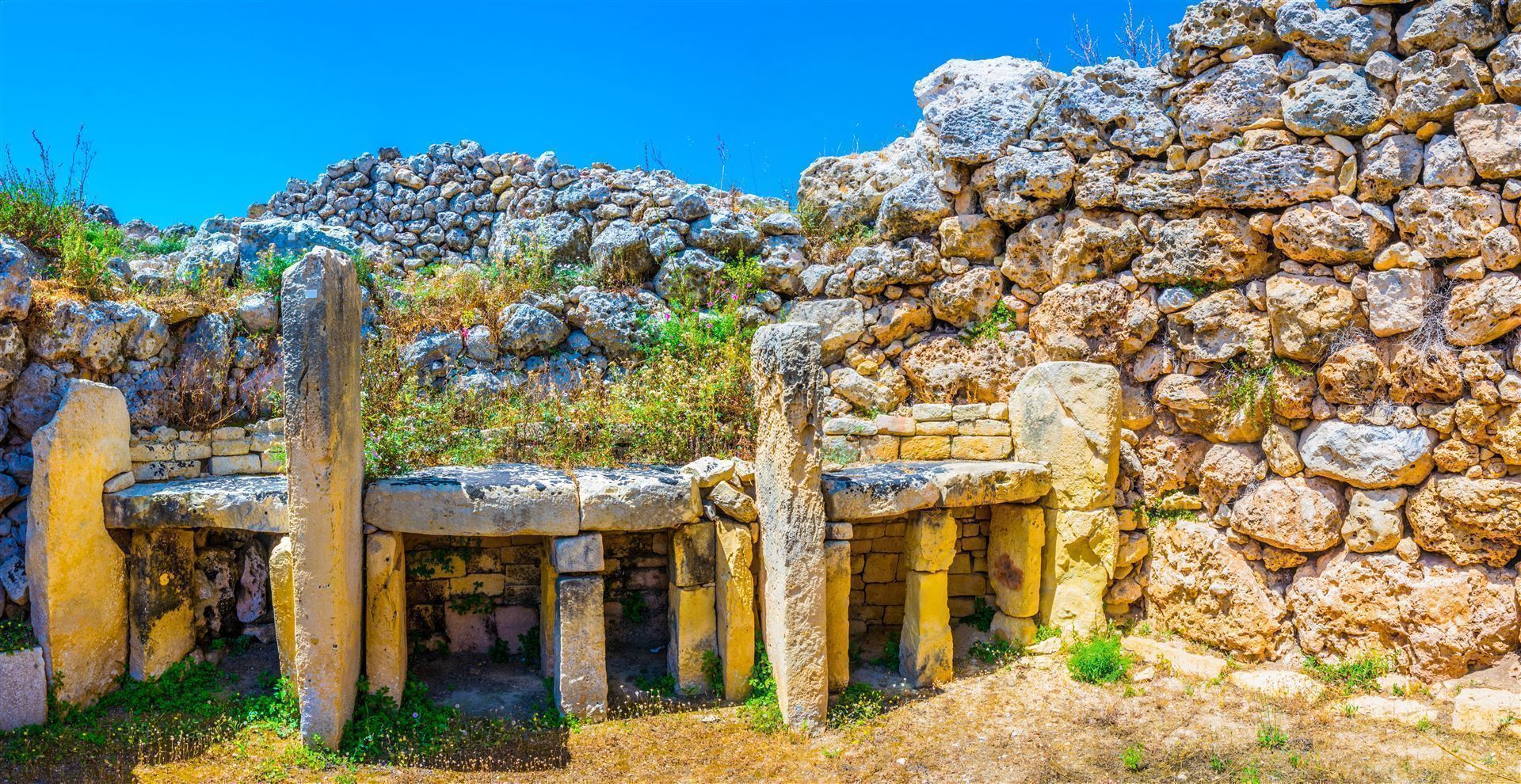 Malta Ggantija-Tempel