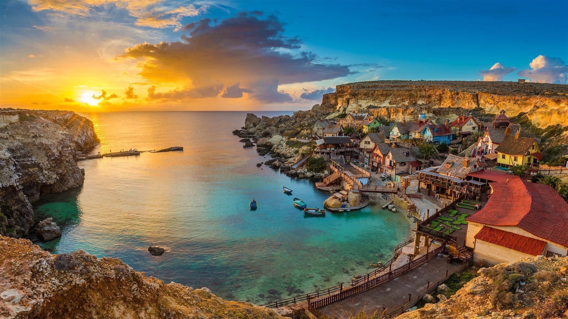 Malta Impressionen Popeye Village