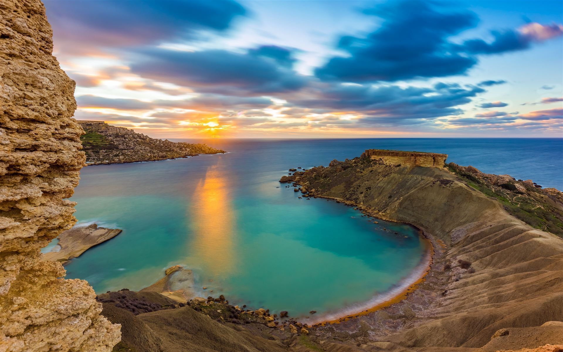 Malta Mgarr Ghajn Tuffieha Bay
