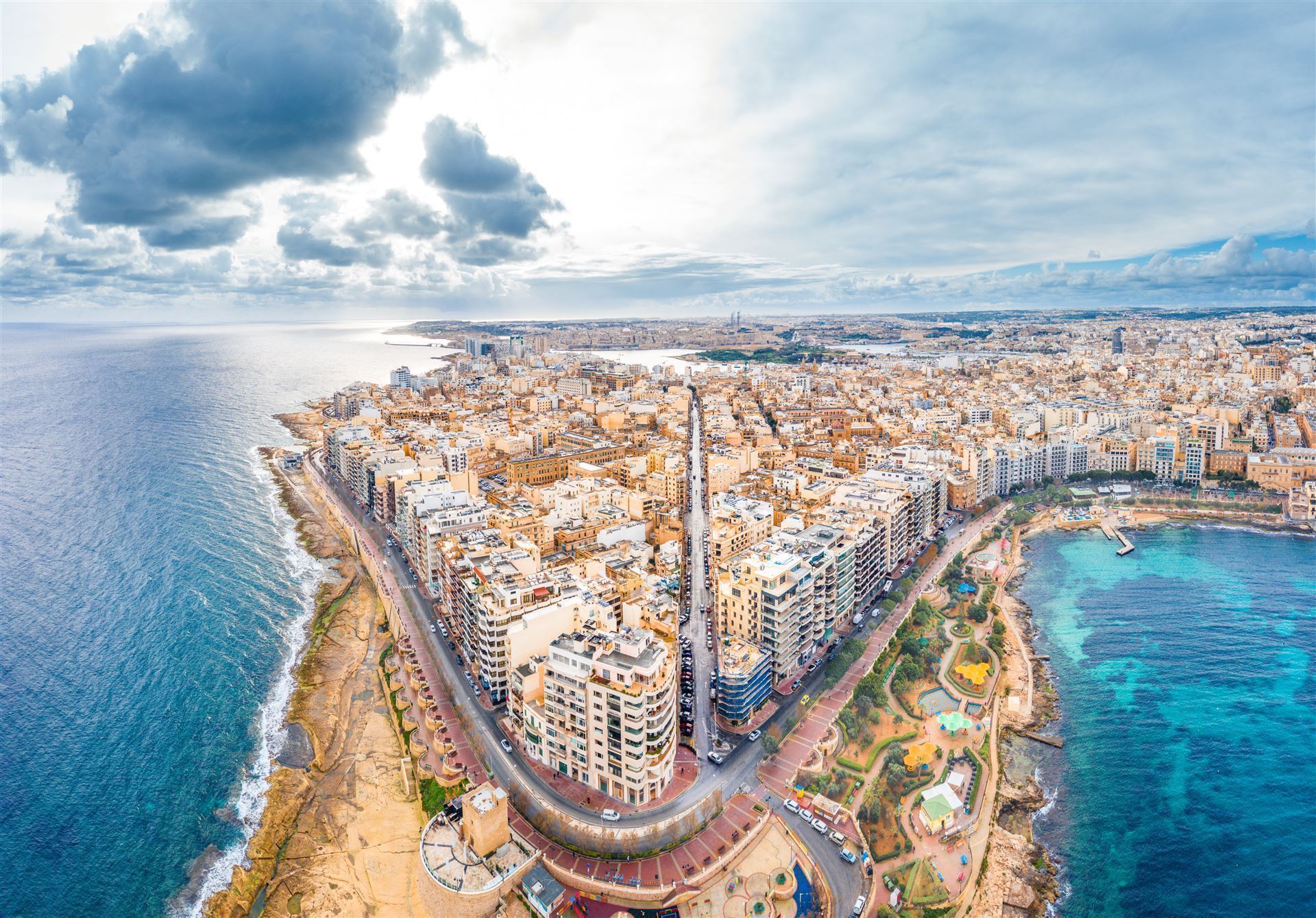 Malta Blick auf Sliema