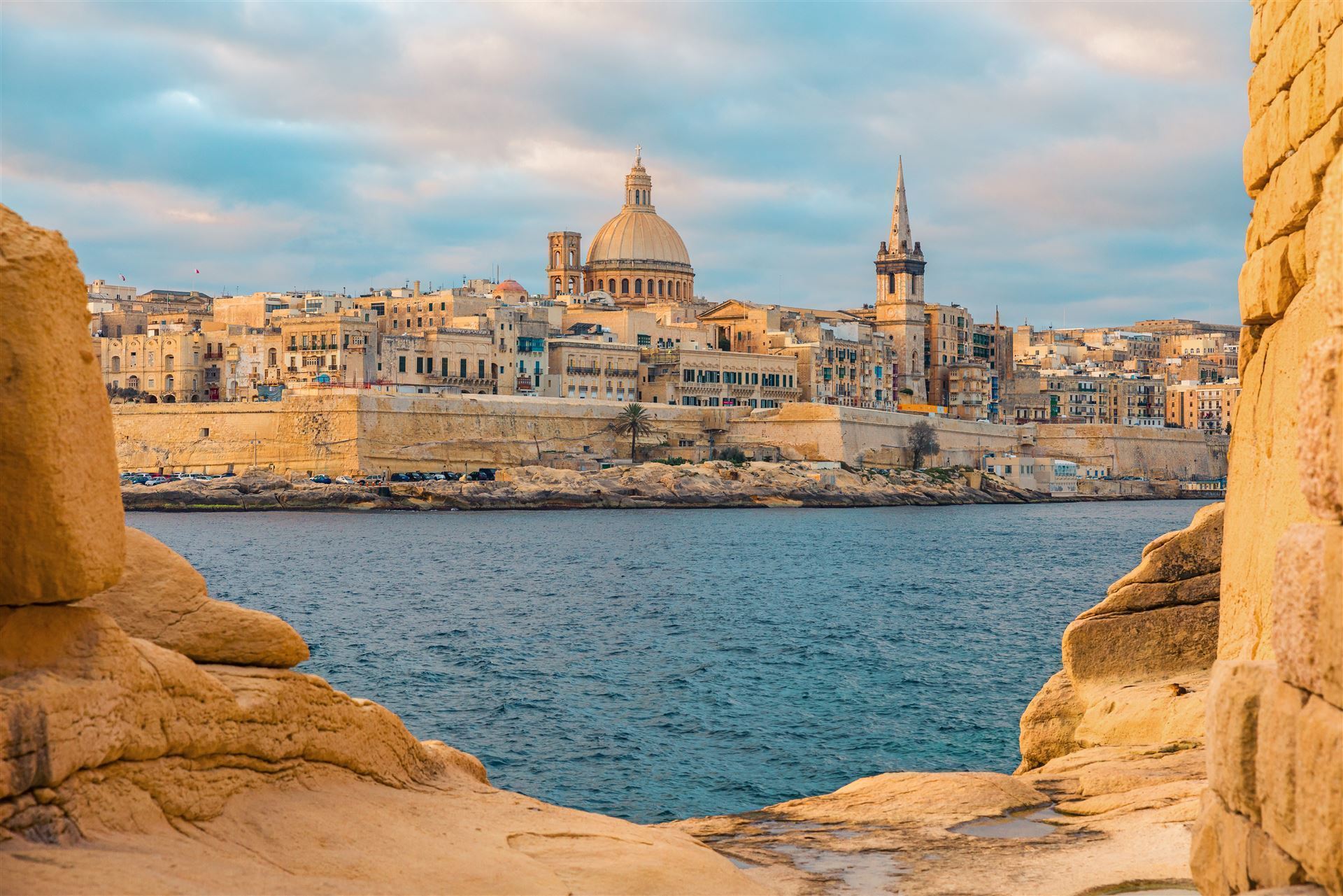 Malta Blick auf Valetta