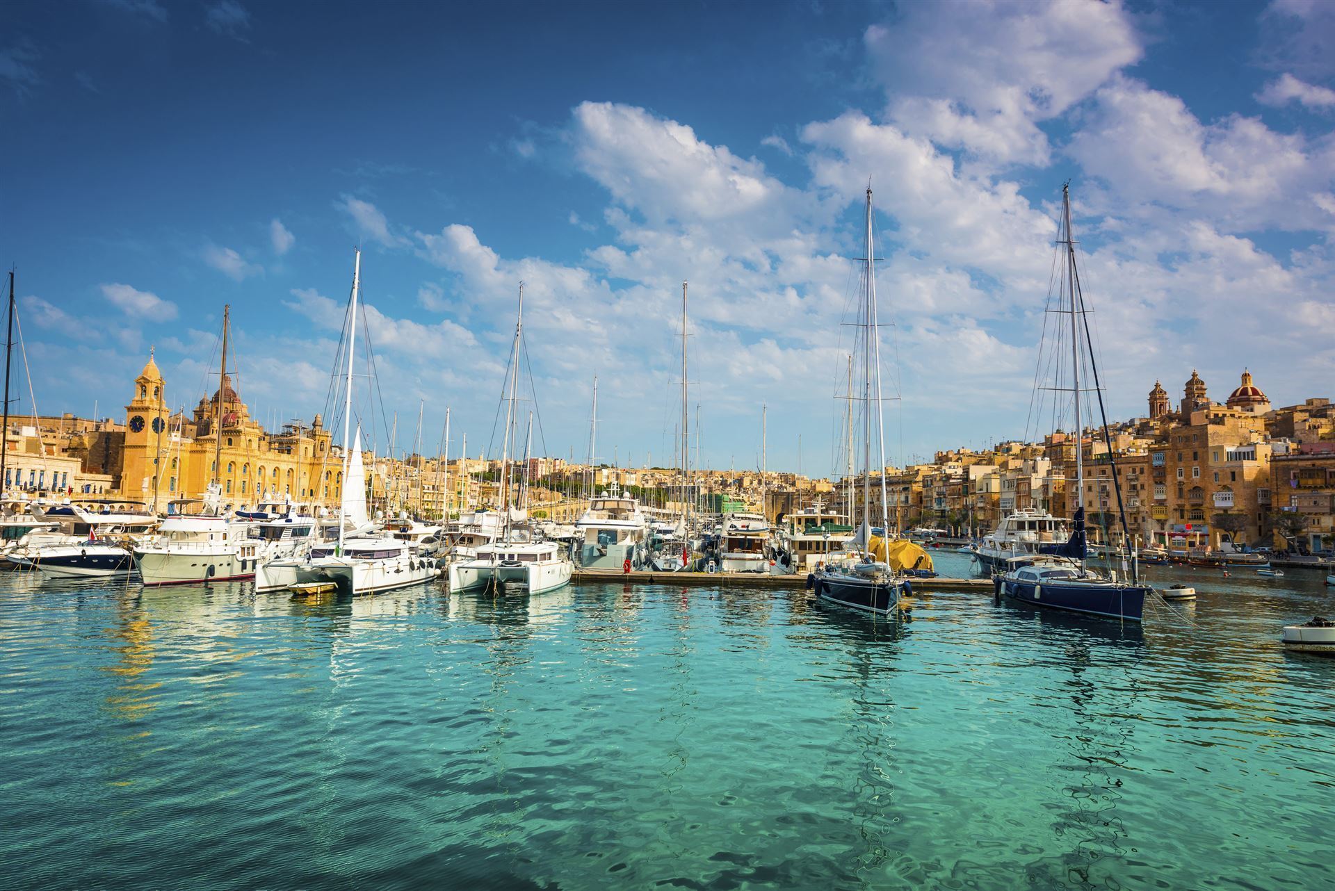 Malta Vittoriosa Hafen