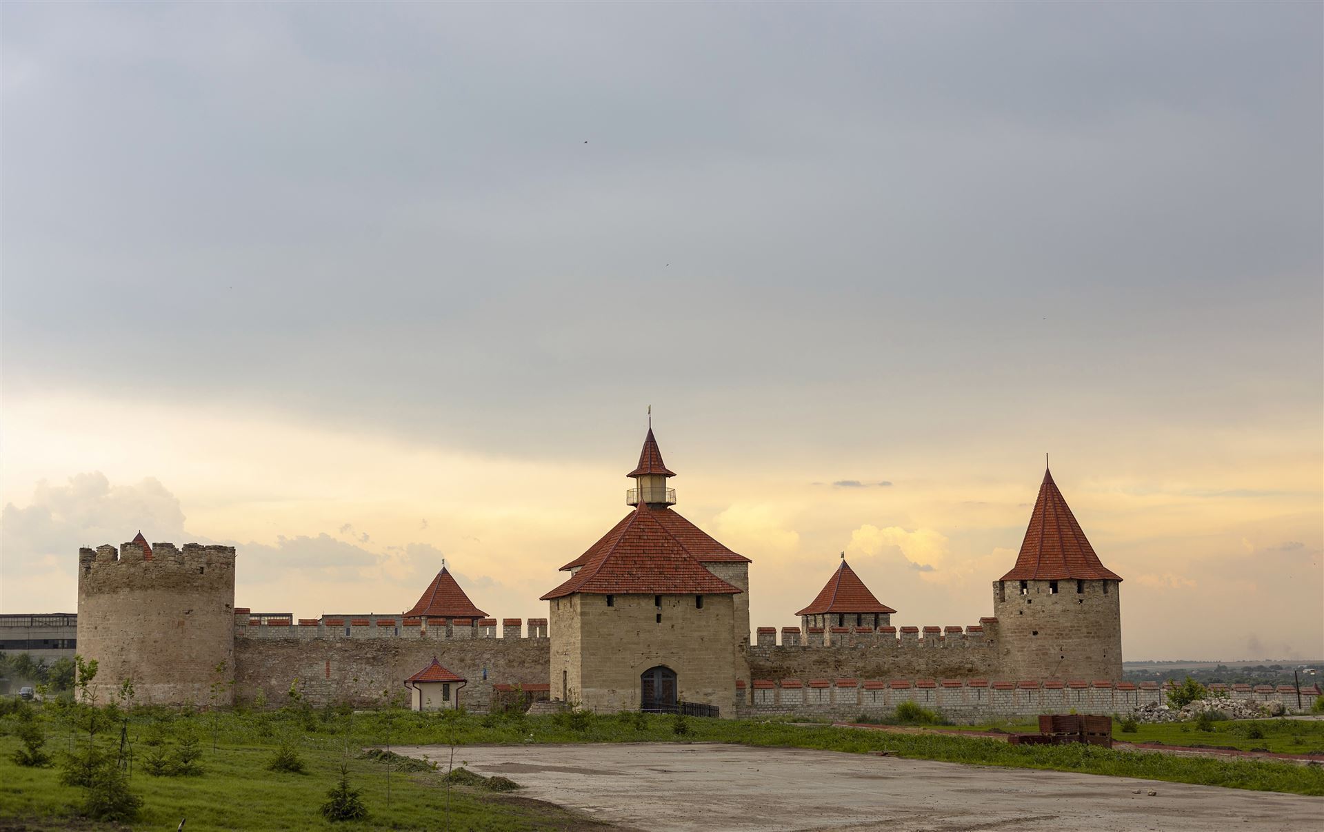 Festung Bender im Sonnenuntergang