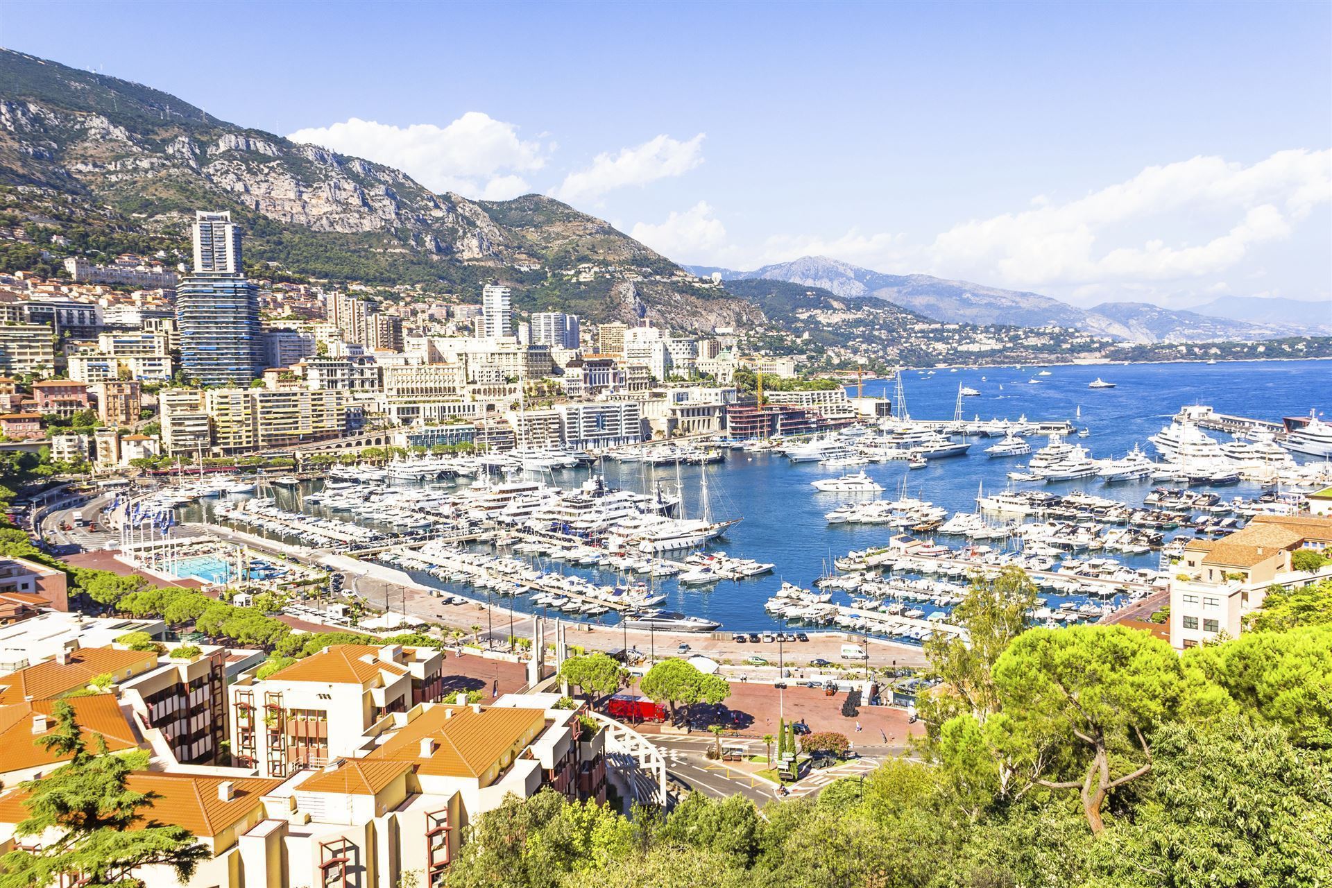 Monaco Monte Carlo Küstenlandschaft