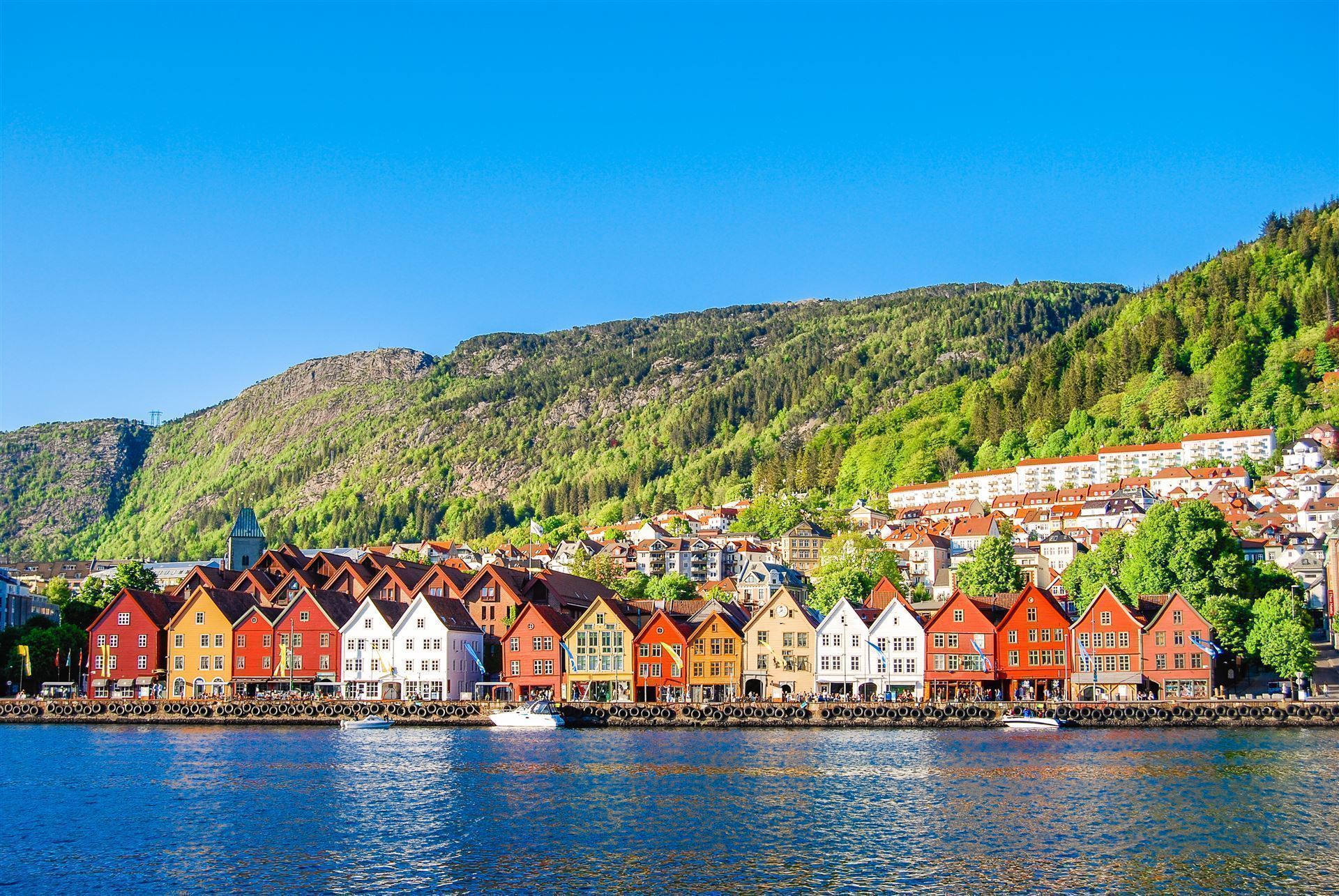Bergen Häuserfront