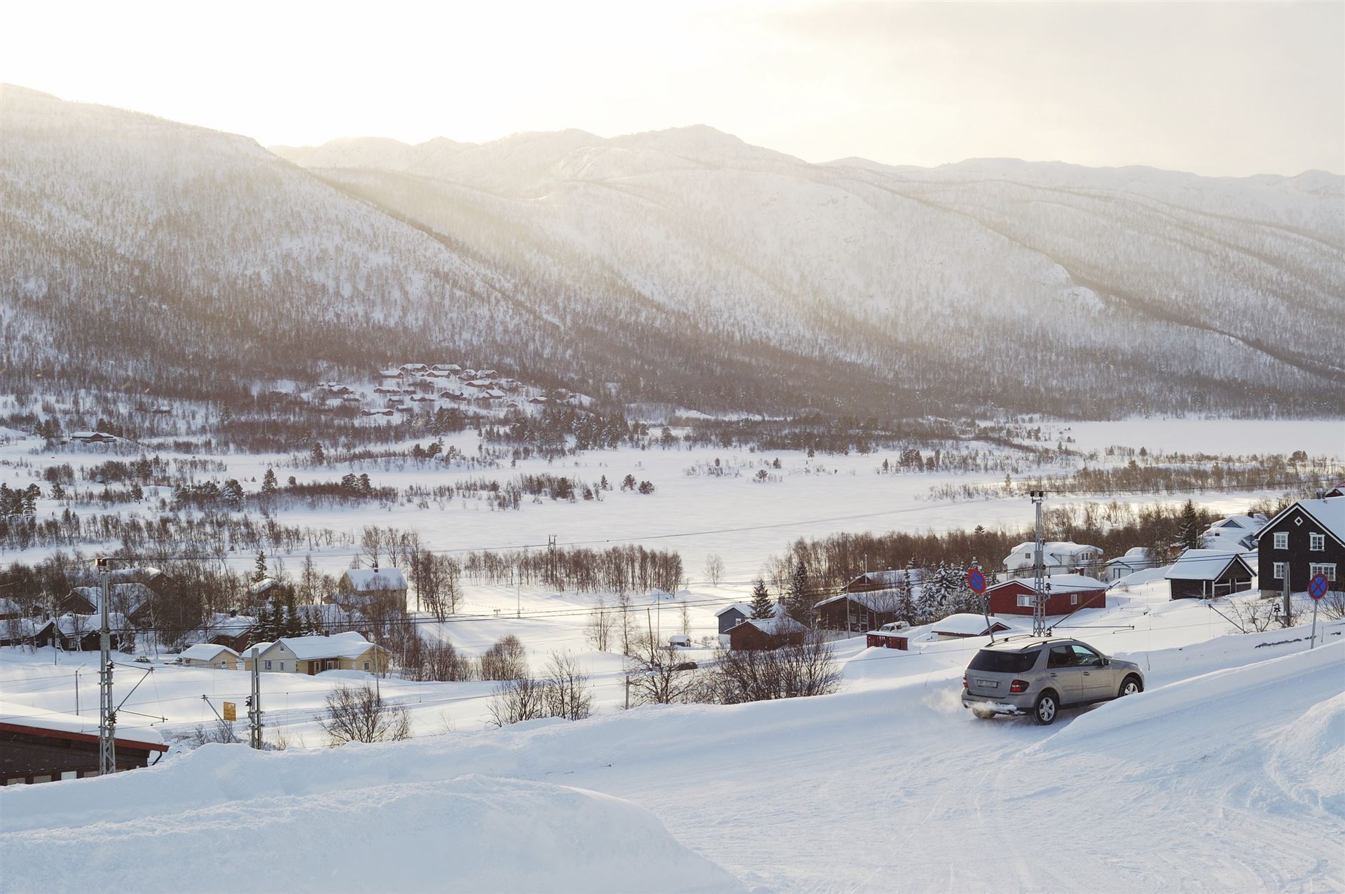 Geilo im Winter, Norwegen