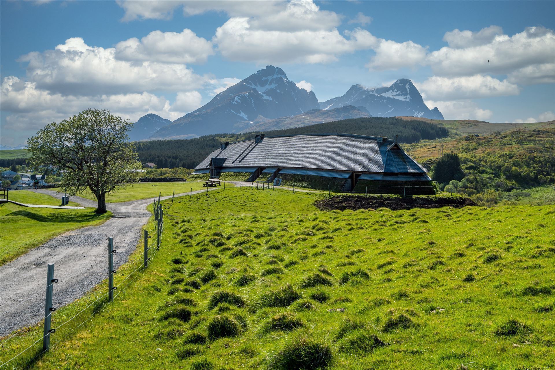 Langhaus im Wikingermuseum Borg, Lofoten