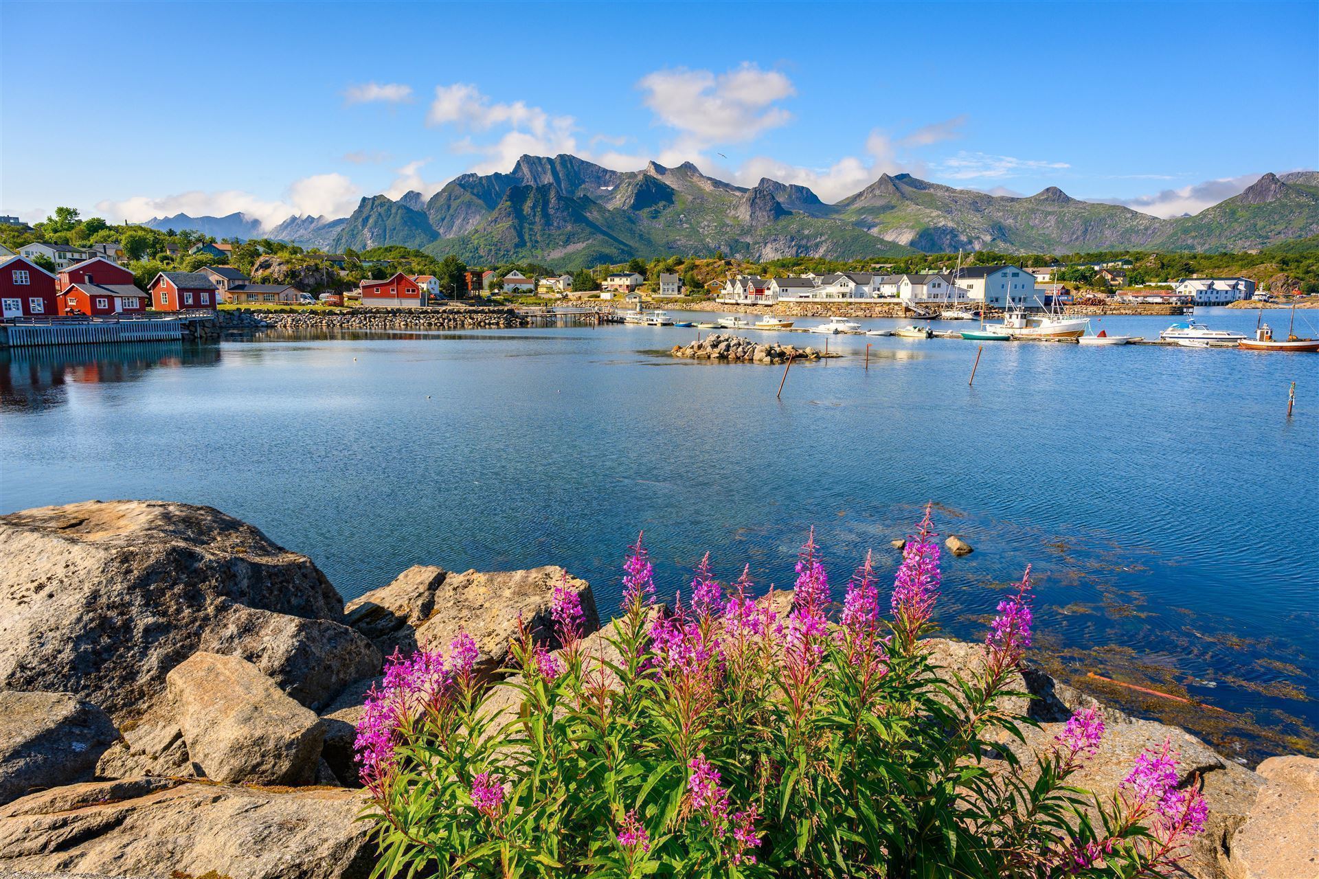Kabelvåg auf den Lofoten, Norwegen